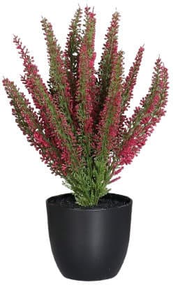 Kunstblume Erika im Topf