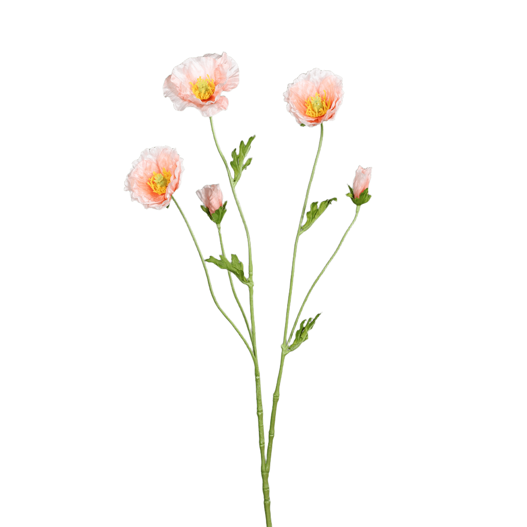 Kunstblume Mohnzweig