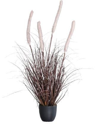 Kunstblume Gras im Topf