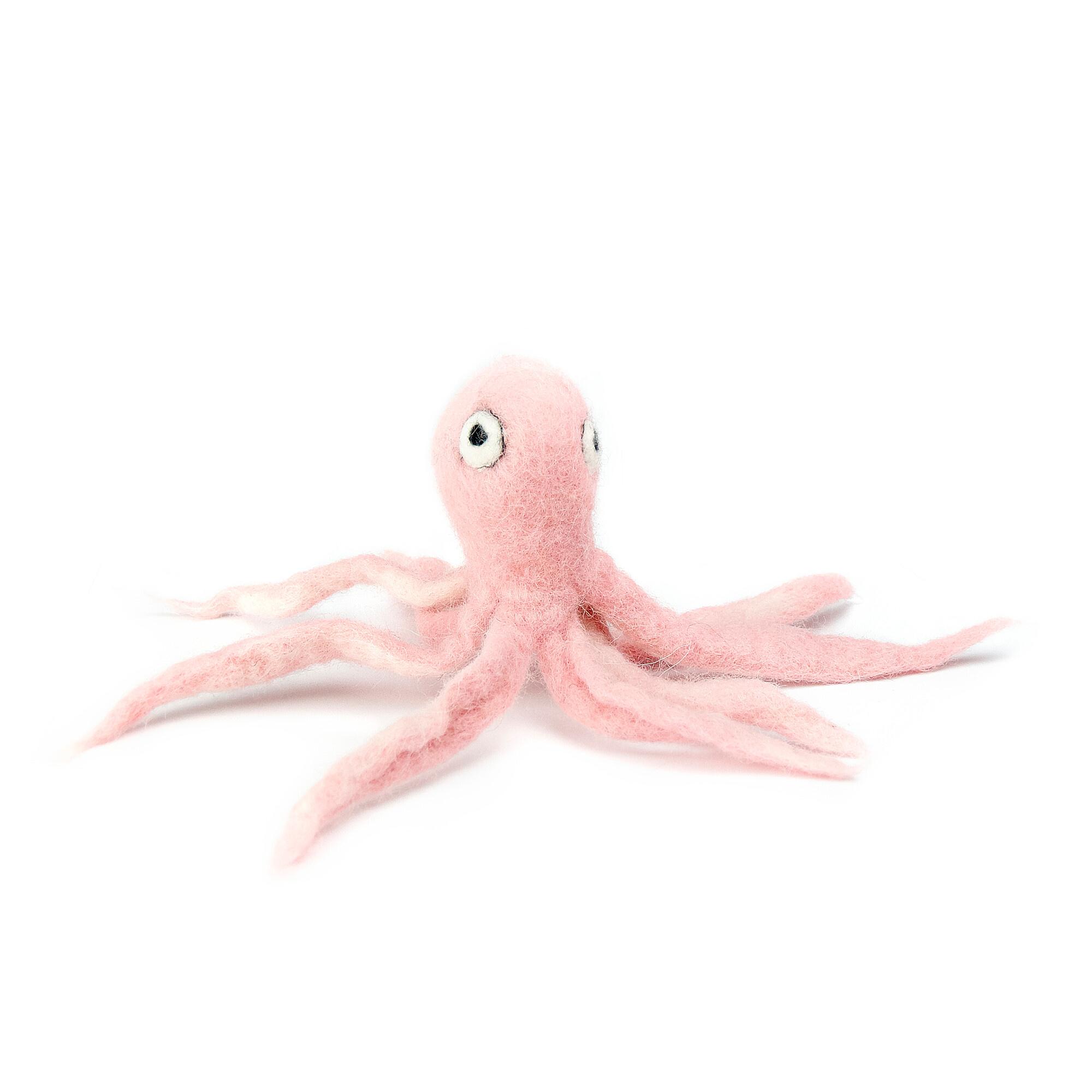 Hunter Katzenspielzeug Octi Otto Wollfilz pink