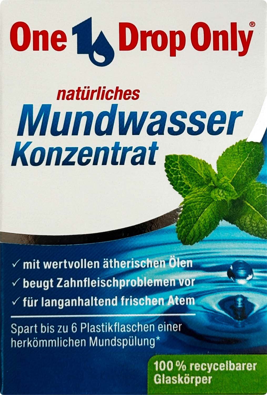One Drop Only natürliches Mundwasser Konzentrat