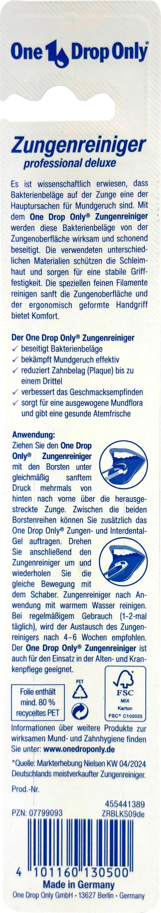 Produktbild One-Drop-Only Zungenreiniger professional deluxe 2 von 8