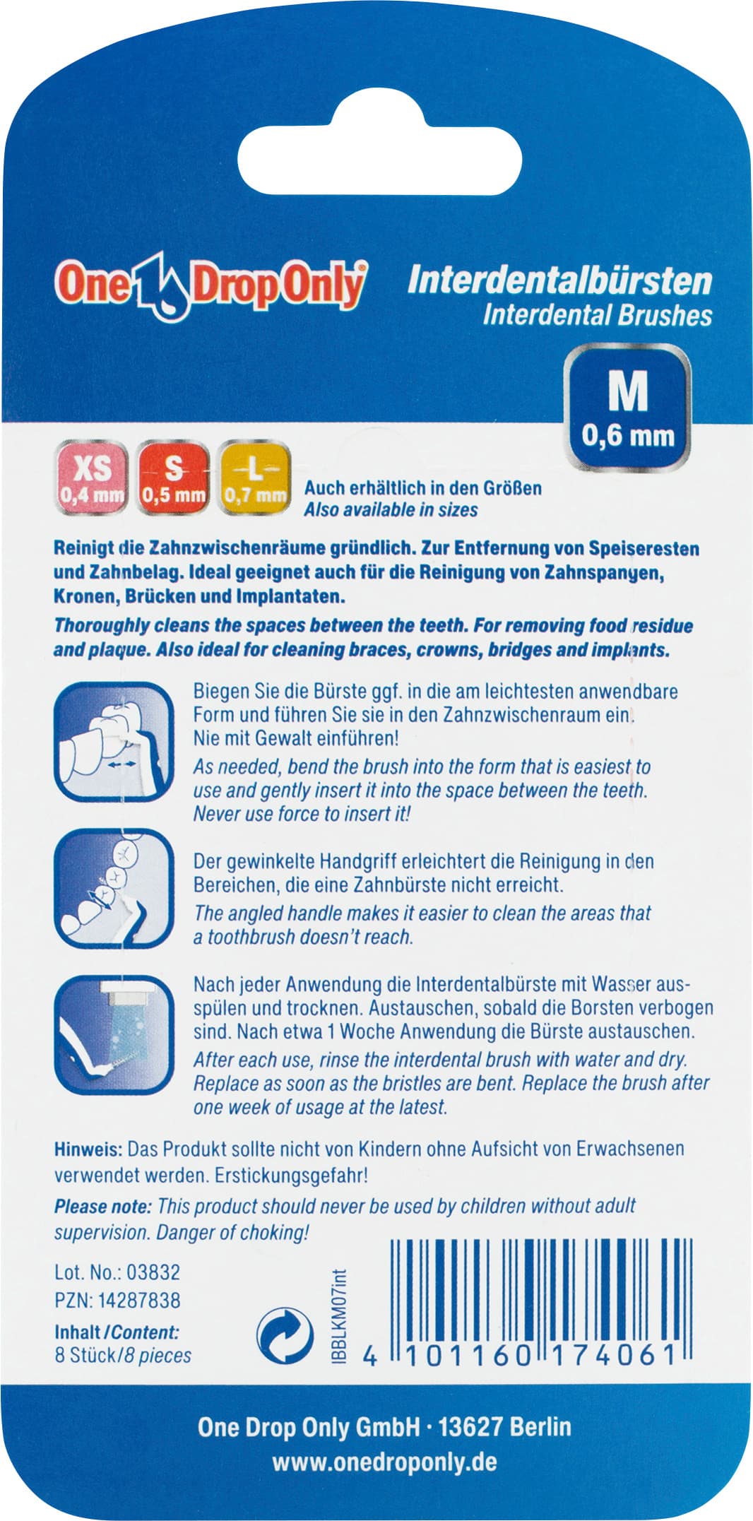 Produktbild One Drop Only Interdentalbürsten M 2 von 2