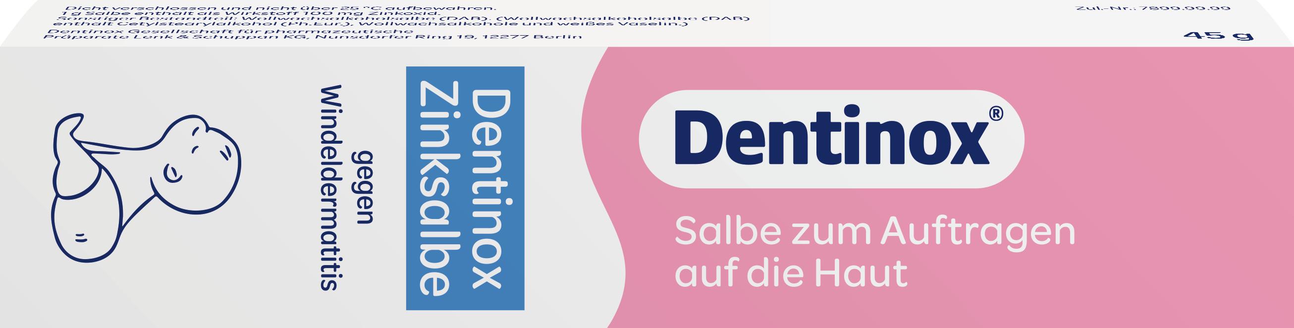 Produktbild Dentinox® Zinksalbe gegen Windeldermatitis 2 von 3