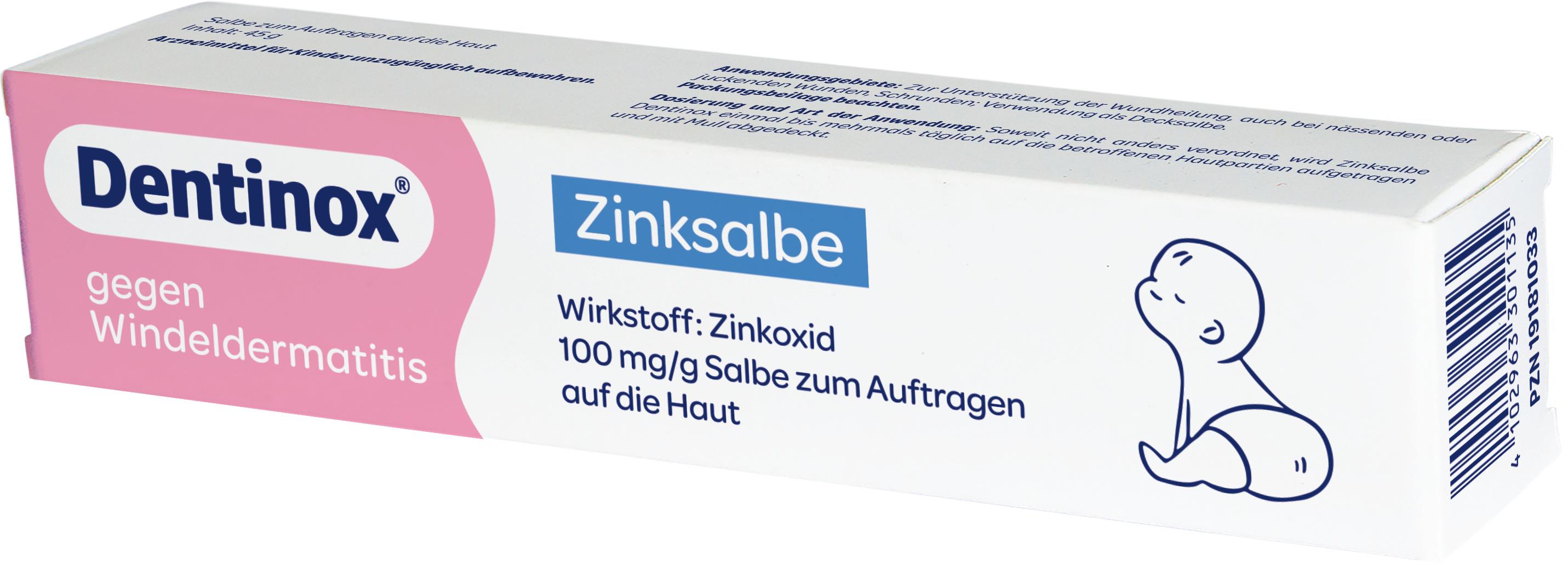 Produktbild Dentinox® Zinksalbe gegen Windeldermatitis 3 von 3