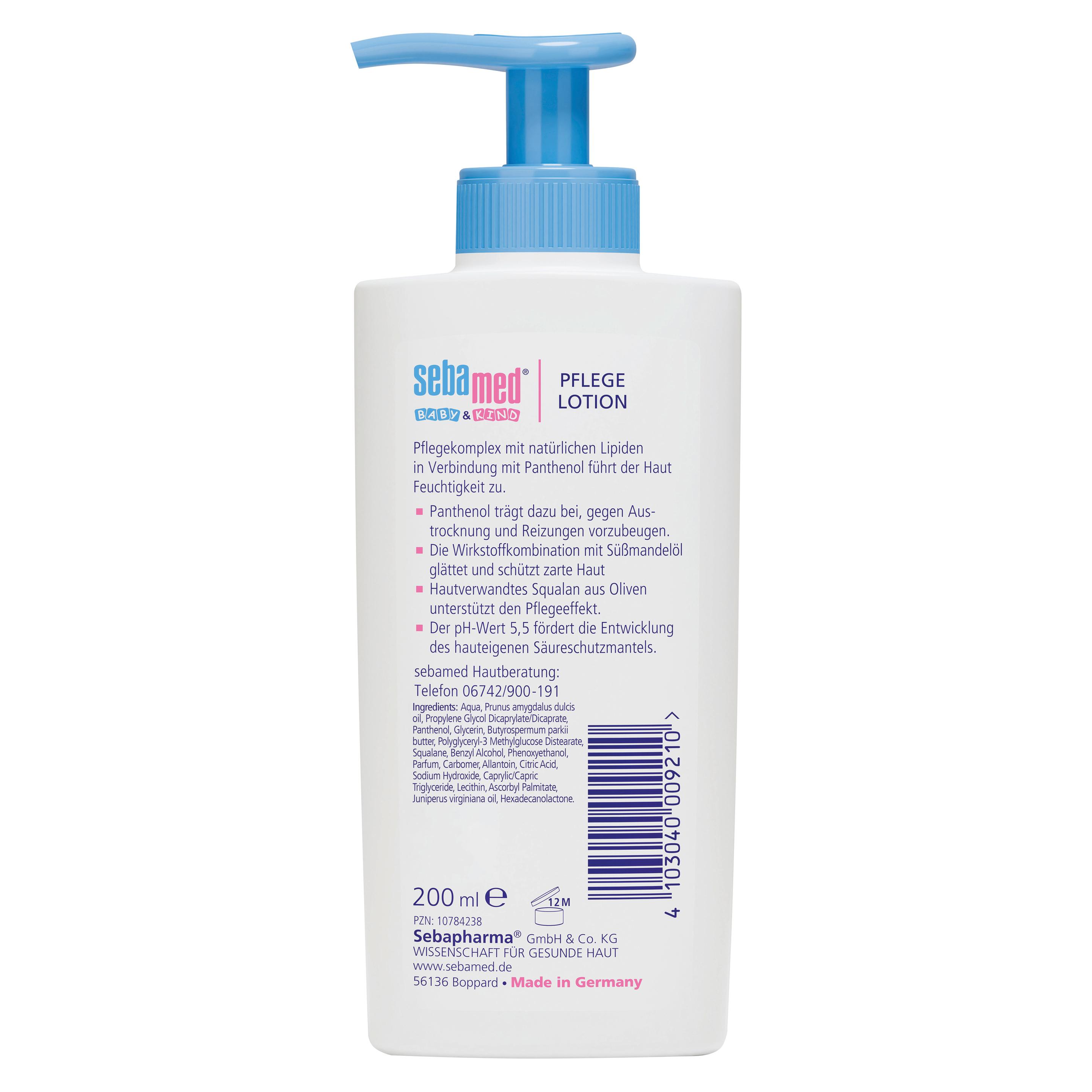 Produktbild Baby Sebamed Baby&Kind Pflegelotion mit Spender 200ml 2 von 5