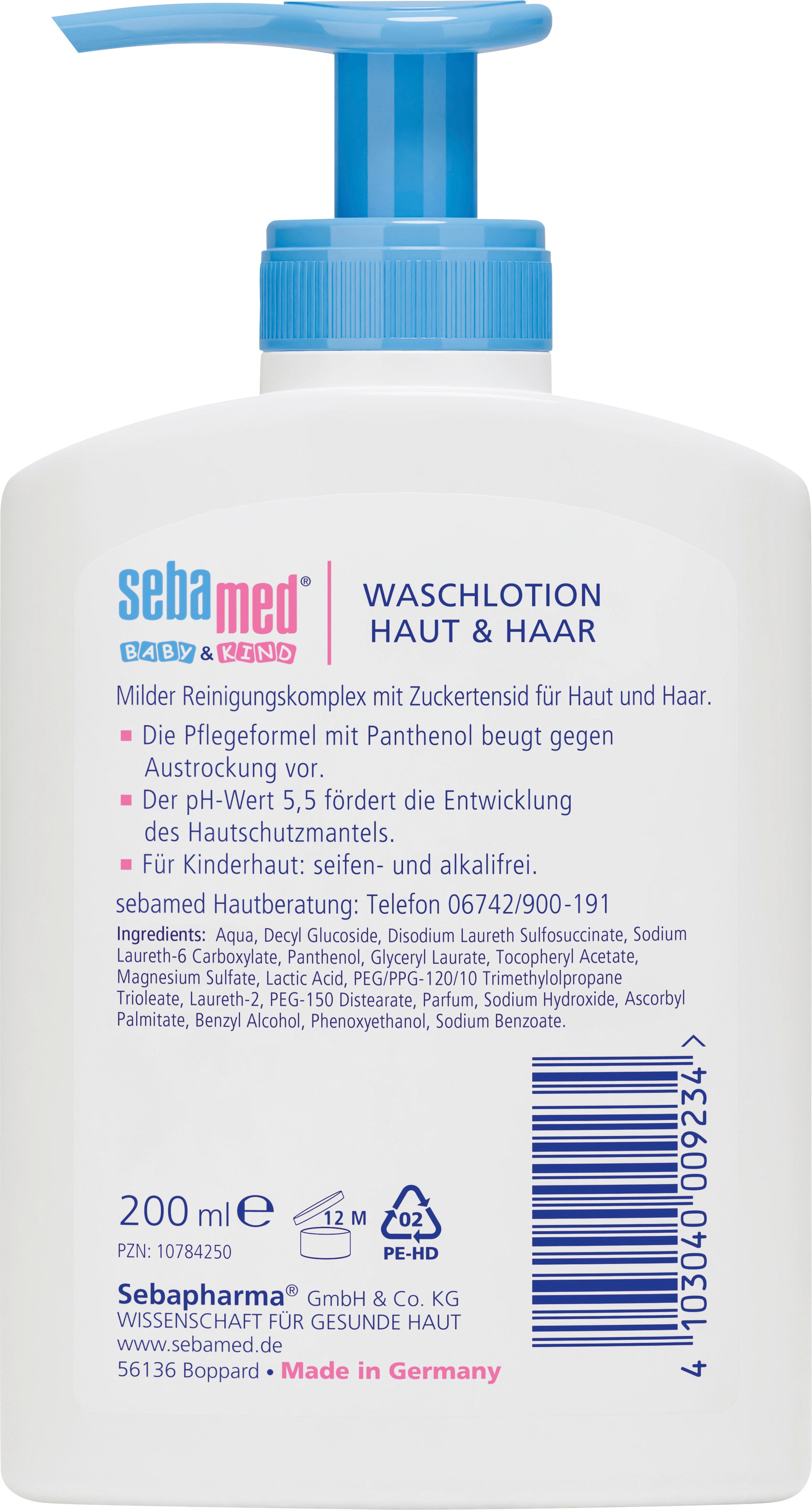 Produktbild Sebamed Baby&Kind Waschlotion mit Spender 2 von 4