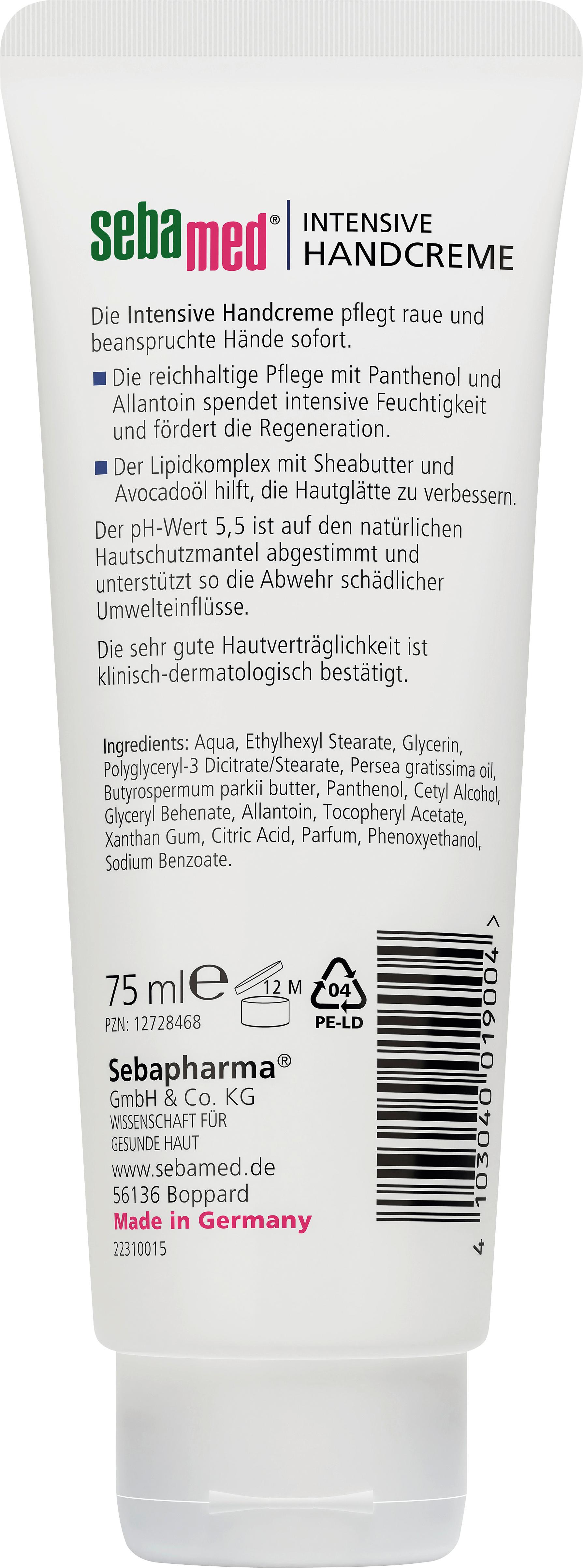 Produktbild Sebamed Intensive Handcreme mit Panthenol Complex 2 von 2