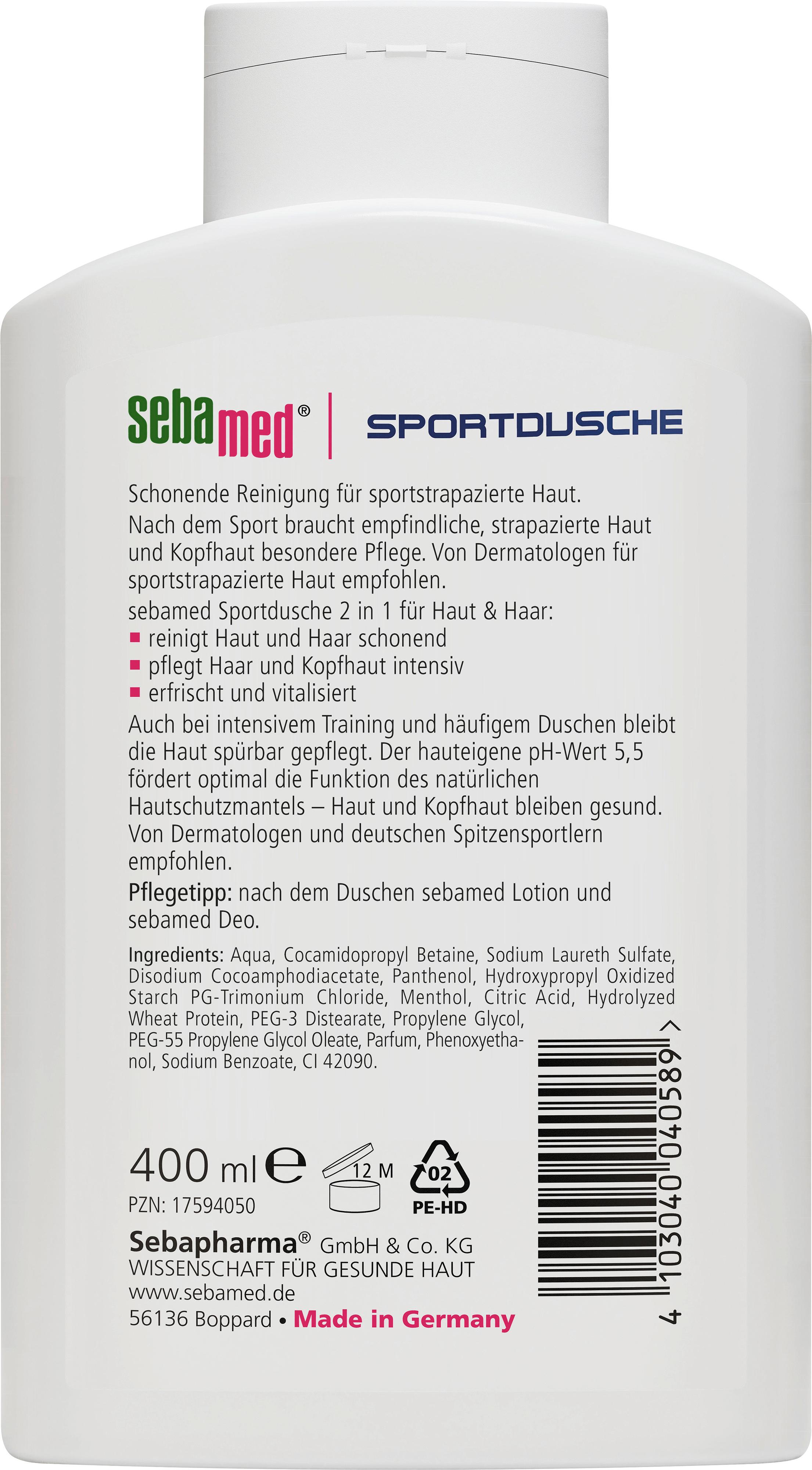 Produktbild Sebamed Sportdusche 400ml 2 von 5