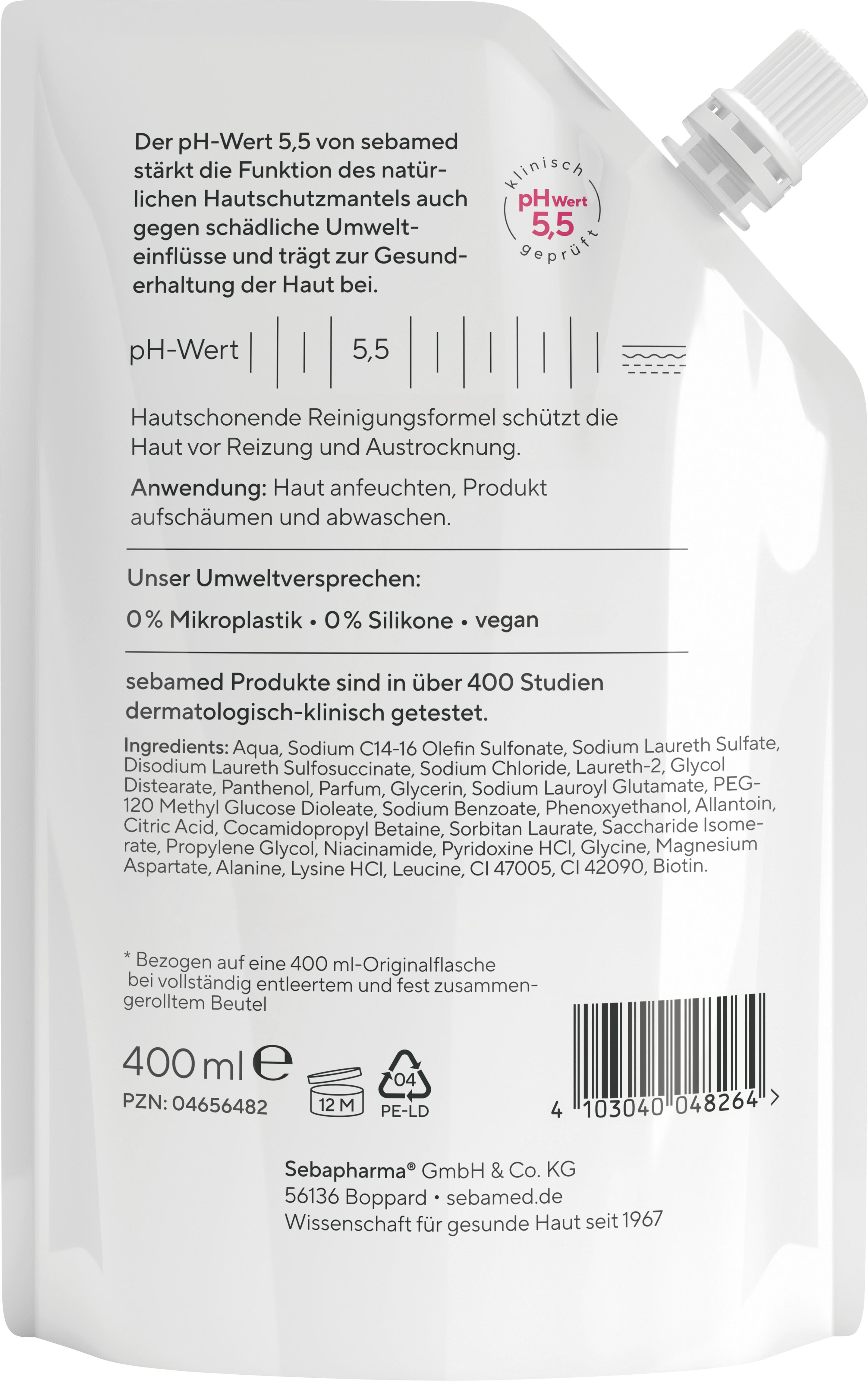 Produktbild Sebamed Flüssig Wasch-Emulsion Nachfüllbeutel 2 von 2