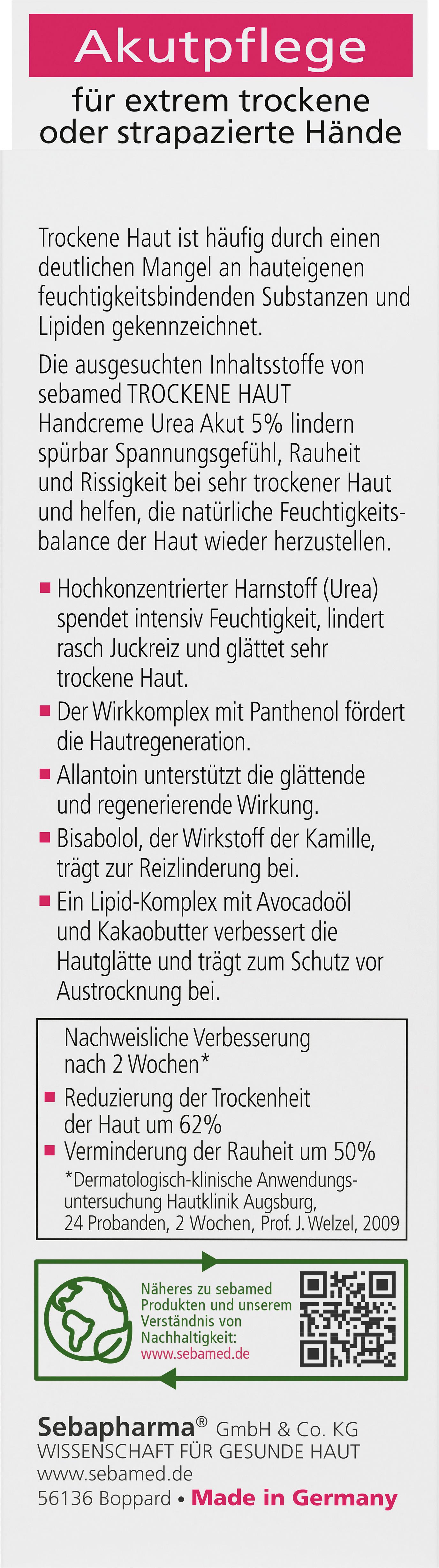 Produktbild Sebamed Trockene Haut Urea 5% Handcreme 2 von 5
