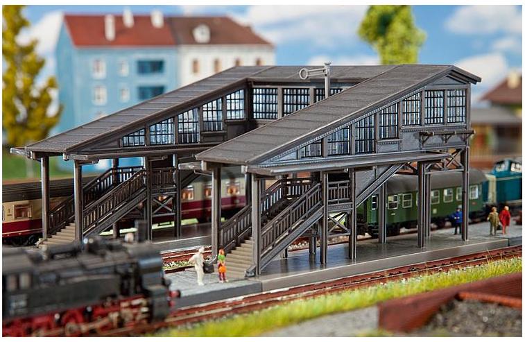 Faller 222153 - N - Bahnsteigbrücke Radolfzell