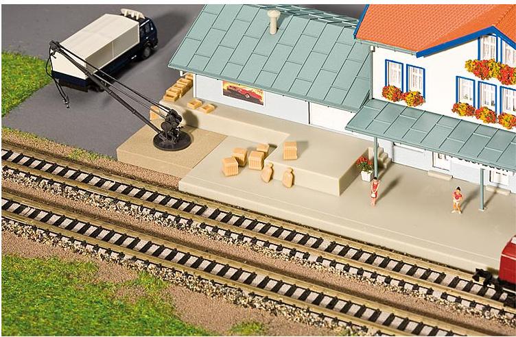 Produktbild Faller 222176 - N - Verladekran mit Ladegut 2 von 3