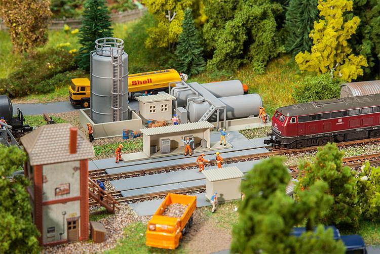 Faller 222212 - N - Öllager mit Dieseltankstelle