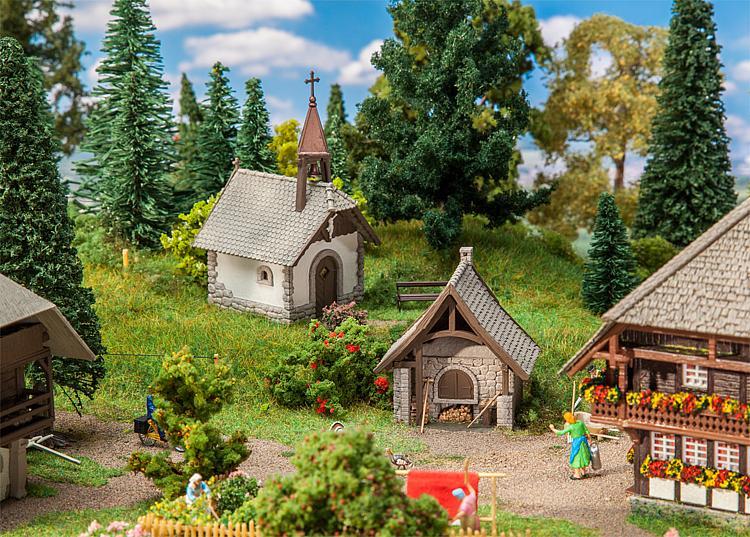 Faller 130571 - H0 - Hofkapelle und Backhaus
