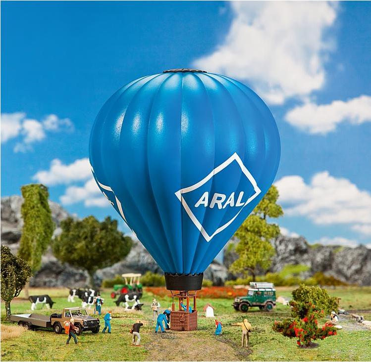 Produktbild Faller 131001 - H0 Programm - Die Stadt, das Dorf - Zubehör, Ausschmückung - Heißluftballon mit Gasflamme 2 von 2