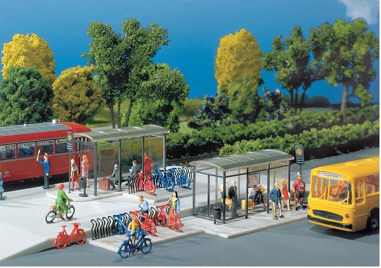 Faller 272543 - N - Haltestellen City Compact