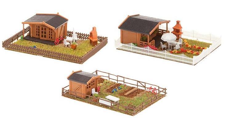 Produktbild Faller 272550 - N - Die Stadt, das Dorf - Zubehör, Ausschmückung - Schrebergartenset 1 2 von 2