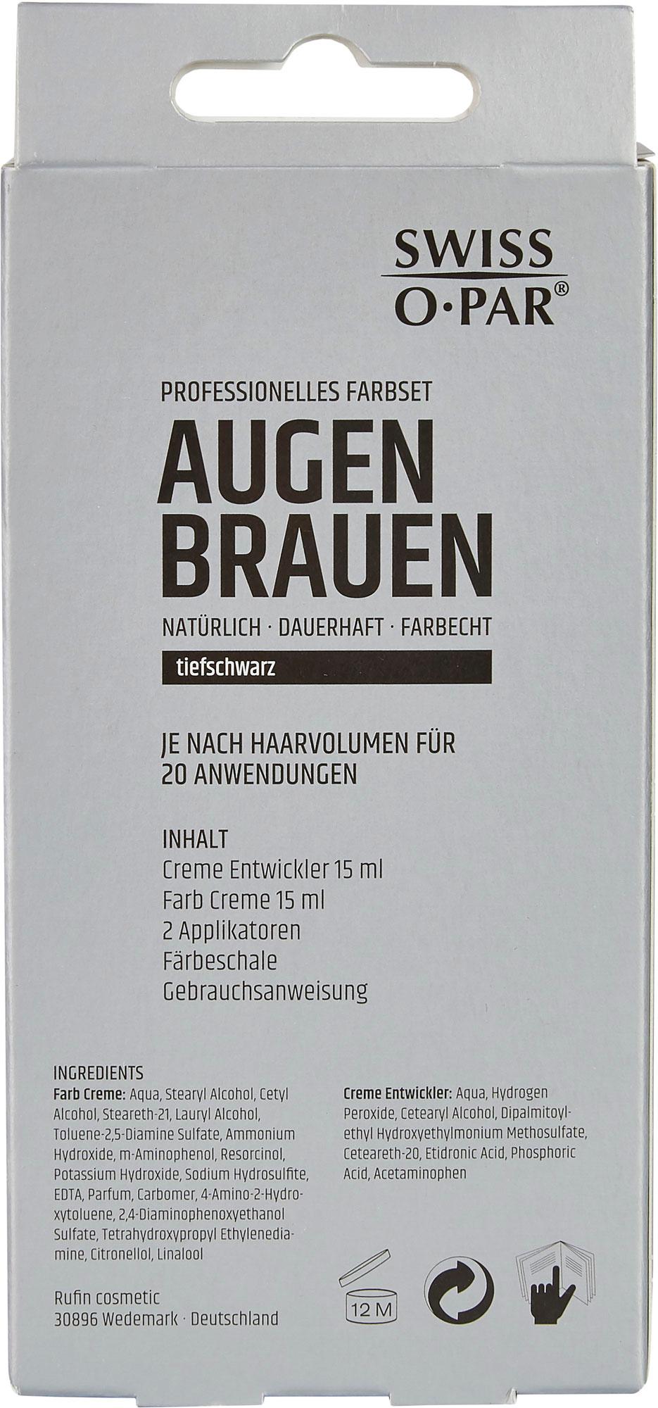 Produktbild SWISS-O-PAR Augenbrauenfarbe 2 von 2