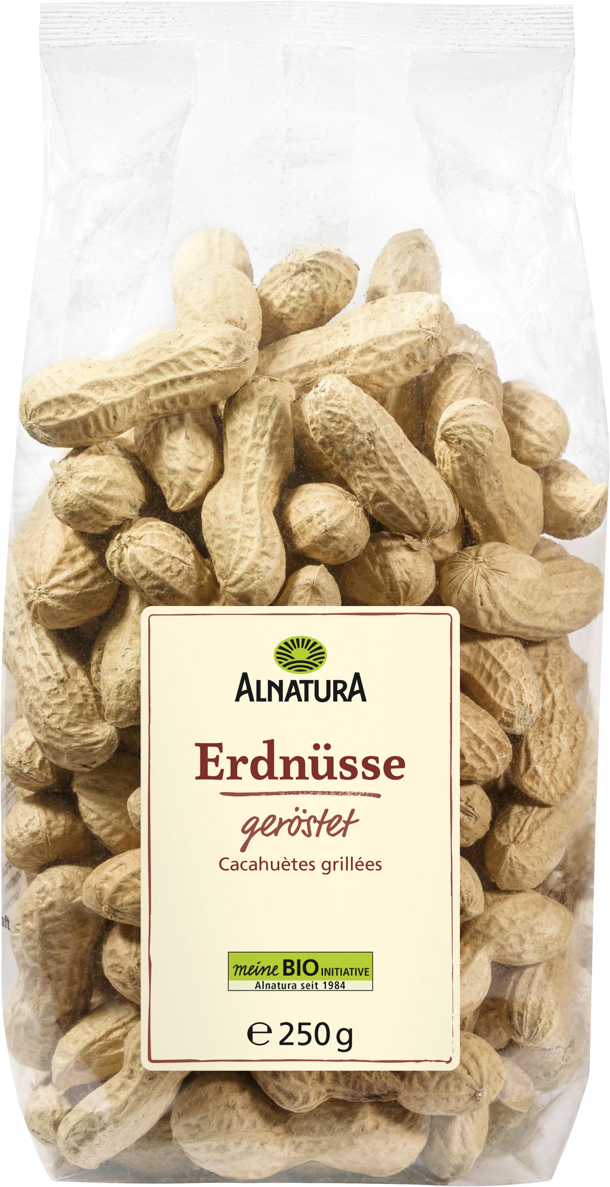 Alnatura Bio Erdnüsse geröstet (in Schale)