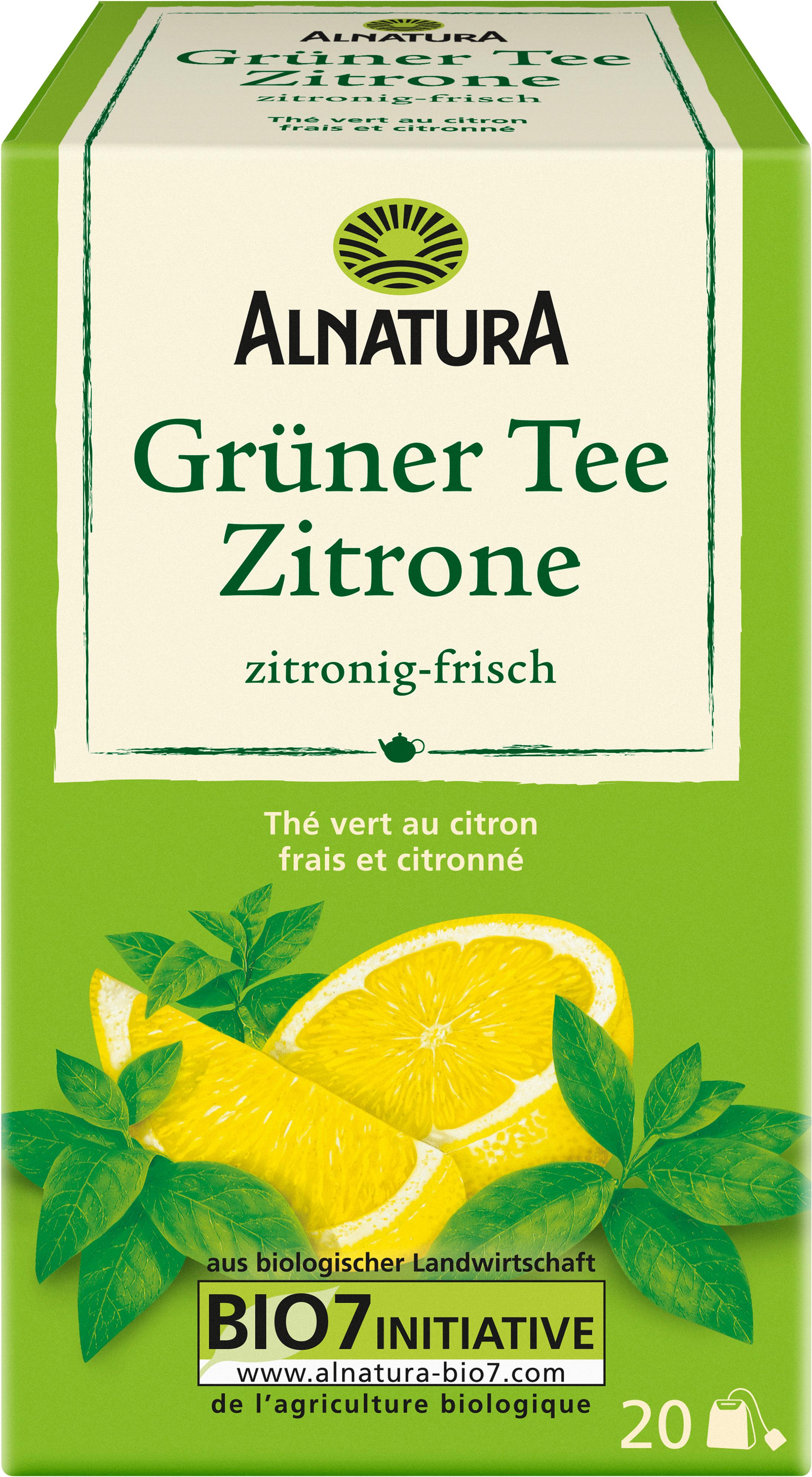 Alnatura Bio Grüner Tee Zitrone