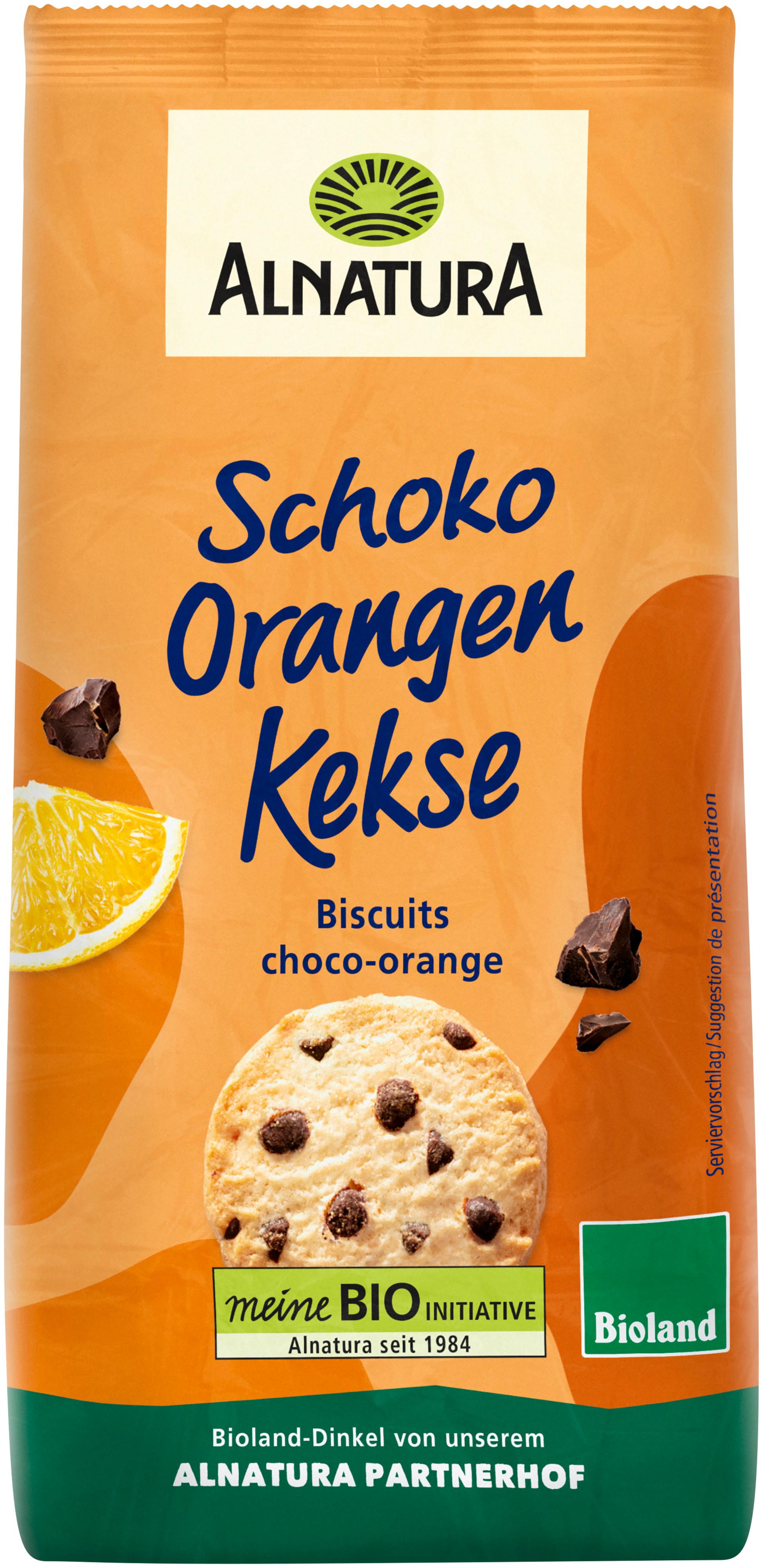 Alnatura Bioland-Schoko Orangen Kekse