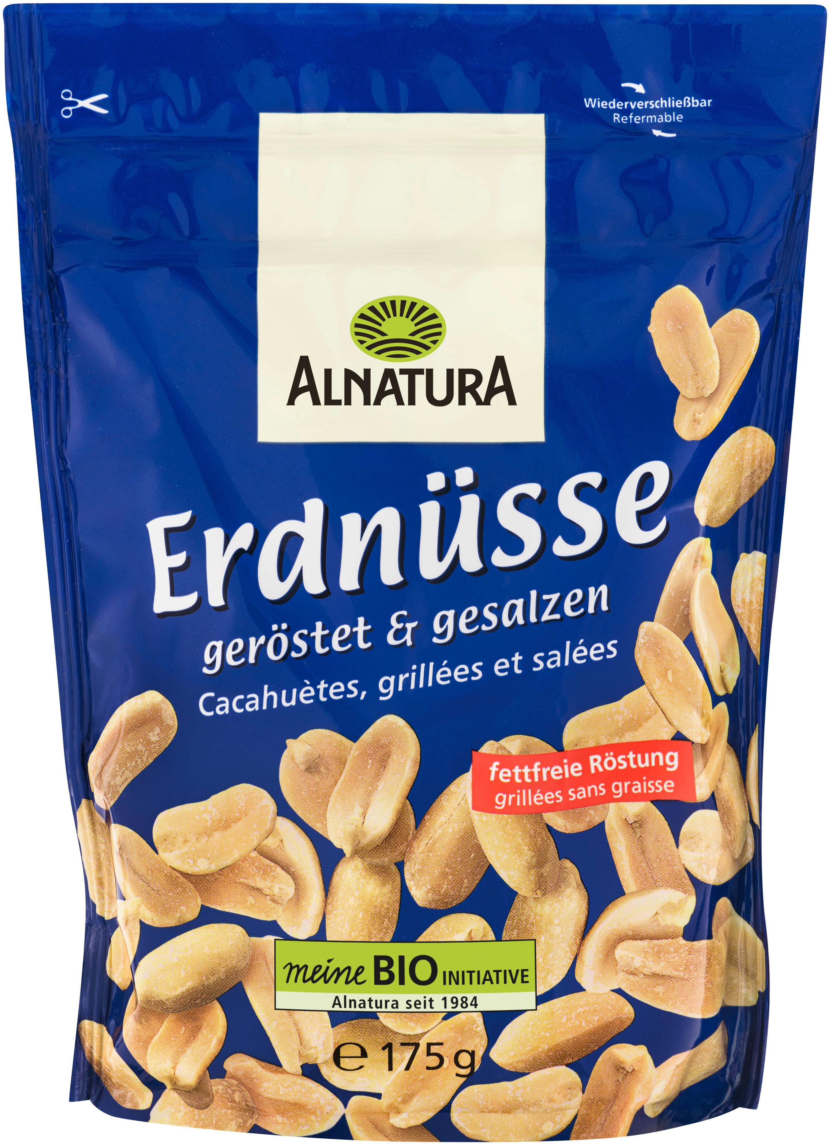 Alnatura Bio Erdnüsse, geröstet und gesalzen