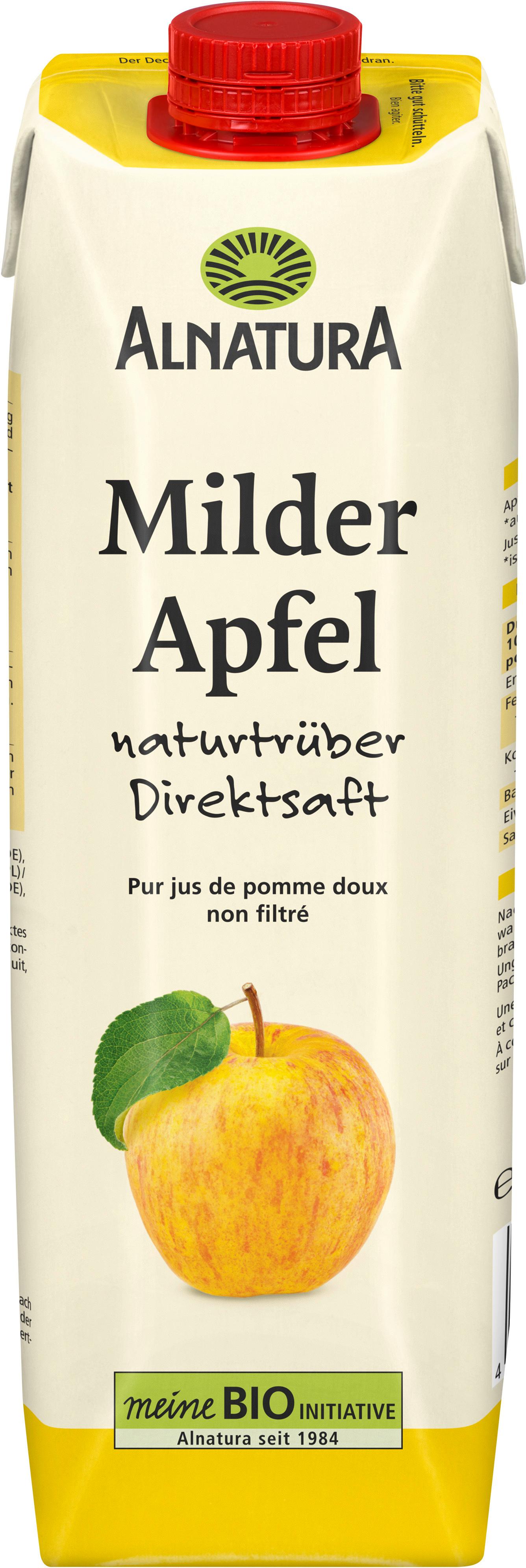 Alnatura Bio Milder Apfelsaft naturtrüb