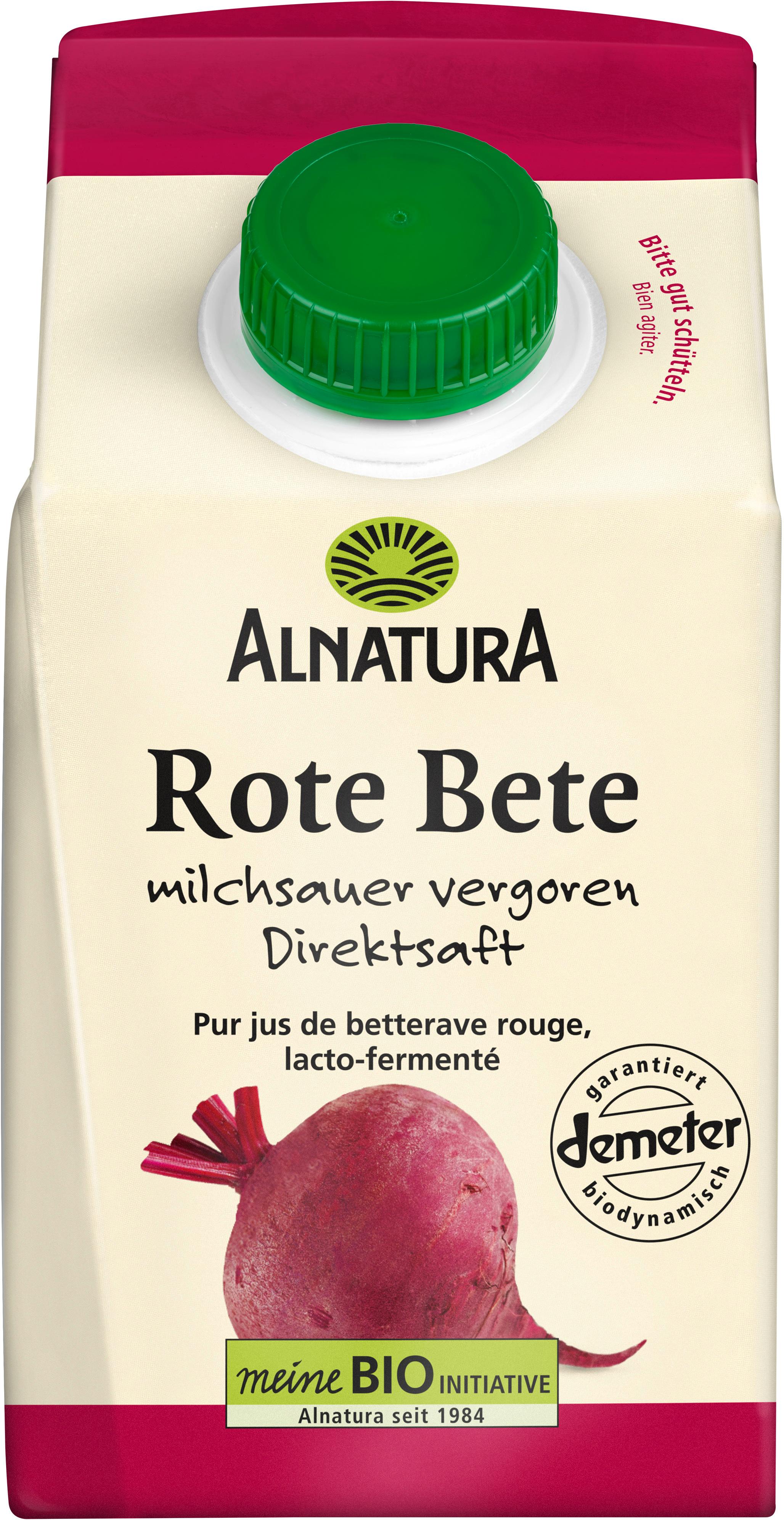Alnatura Bio Rote Bete Saft milchsauer vergoren