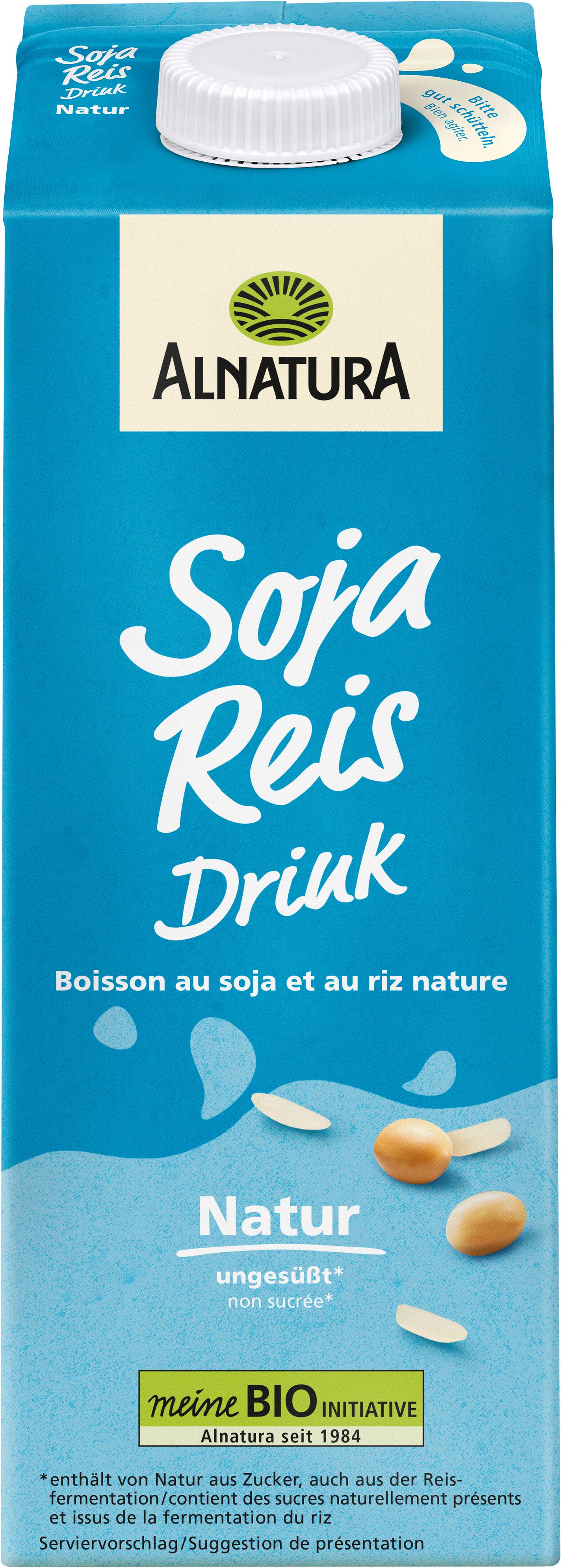 Alnatura Bio Soja-Reis-Drink, ungesüßt