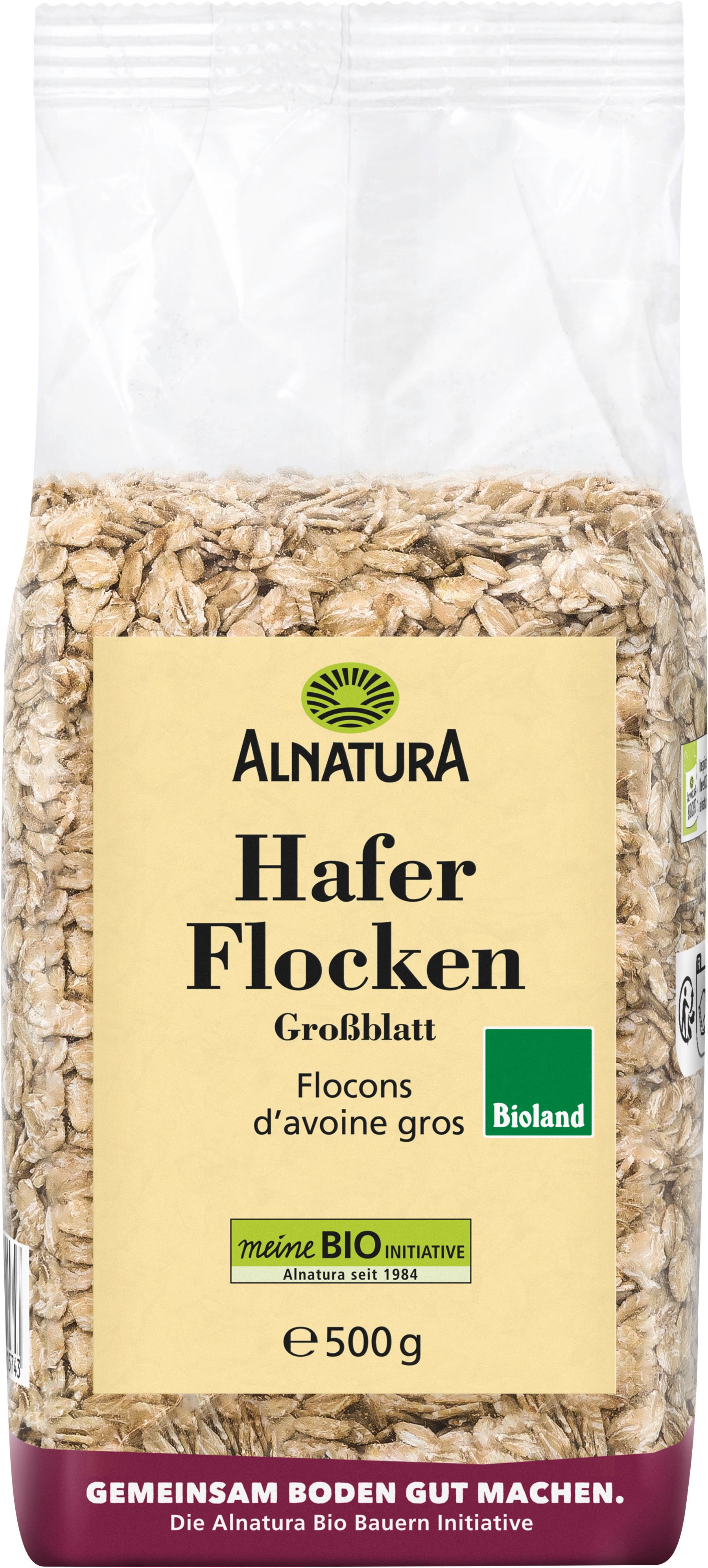 Alnatura Bioland-Haferflocken Großblatt
