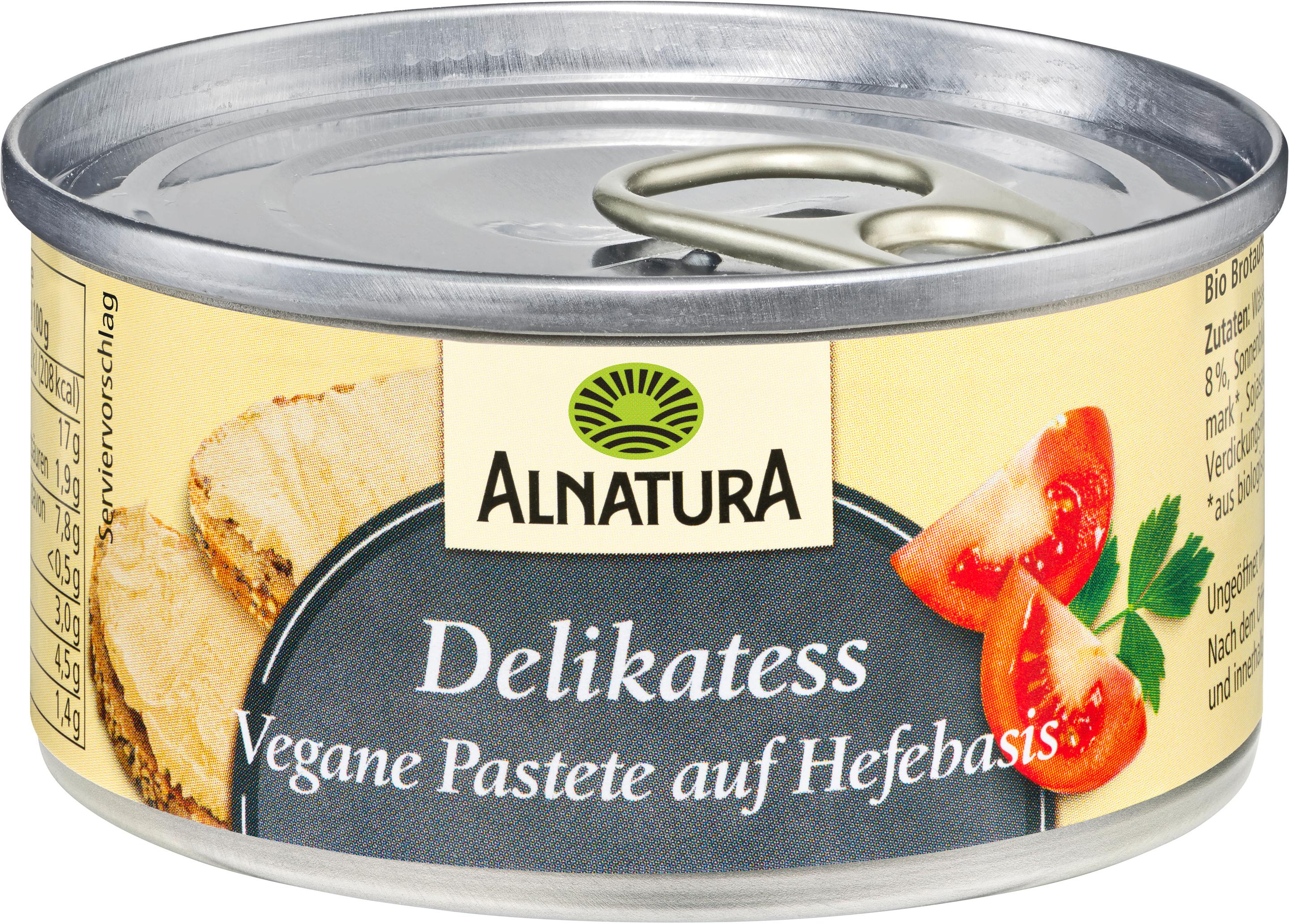 Alnatura Bio Vegane Pastete auf Hefe-Basis Delikatess