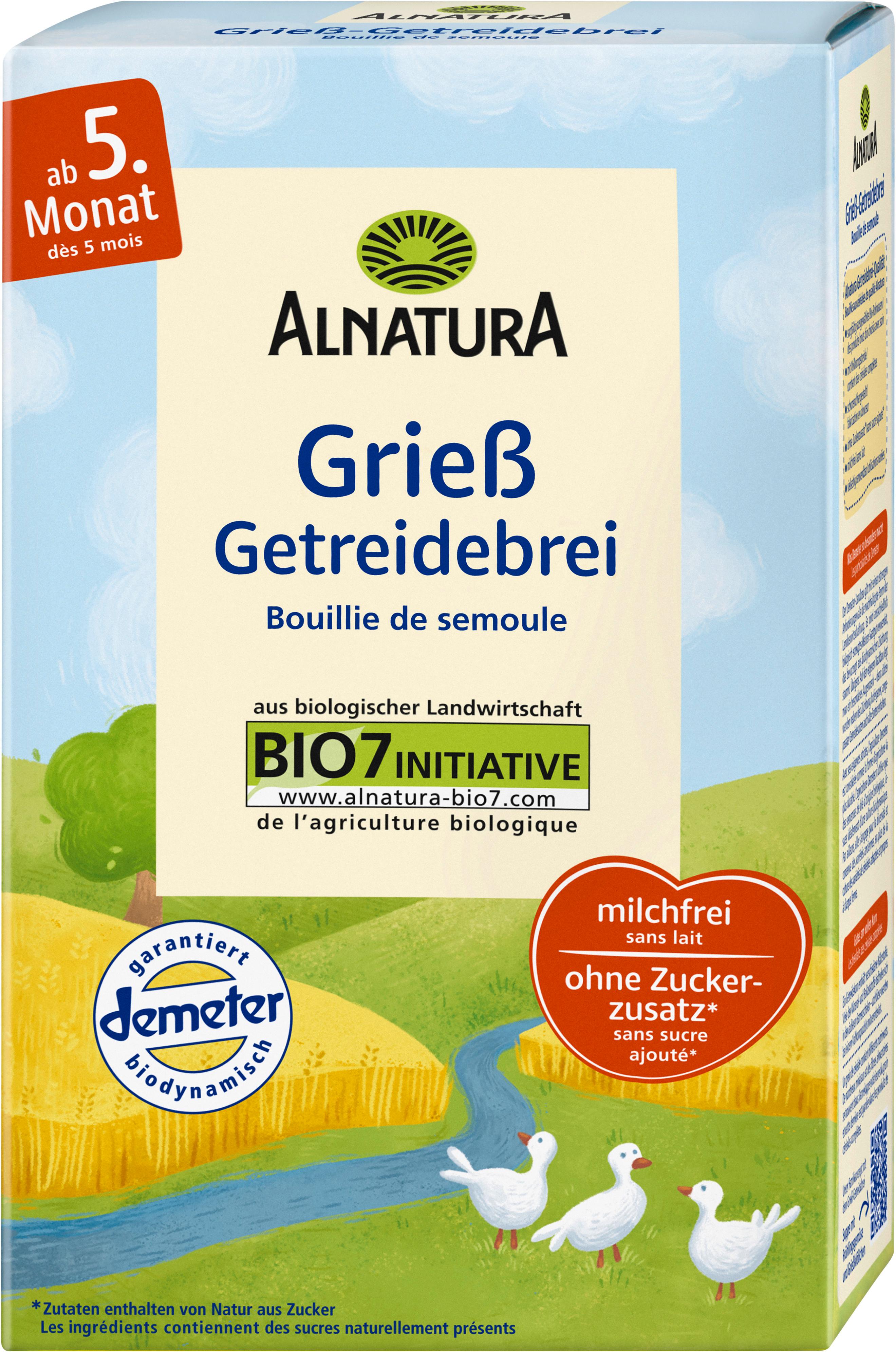 Alnatura Bio Grieß Getreidebrei