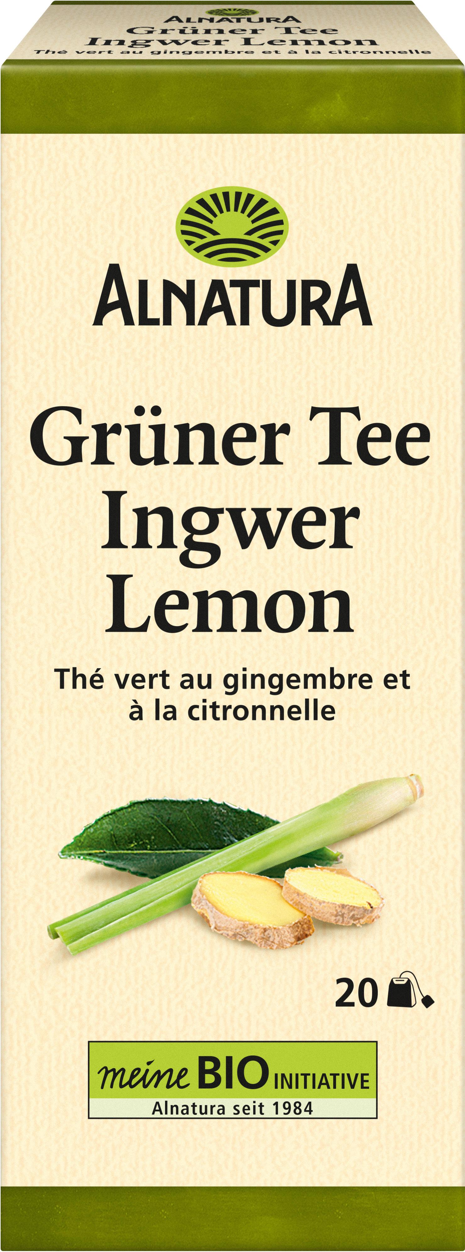 Alnatura Bio Grüntee Ingwer-Lemon