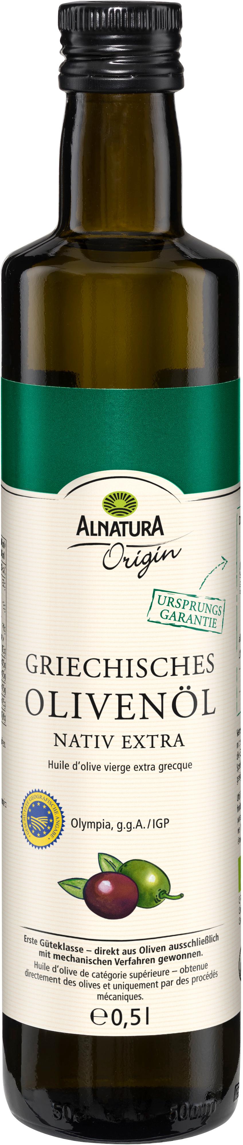 Alnatura Bio Origin griechisches natives Olivenöl extra