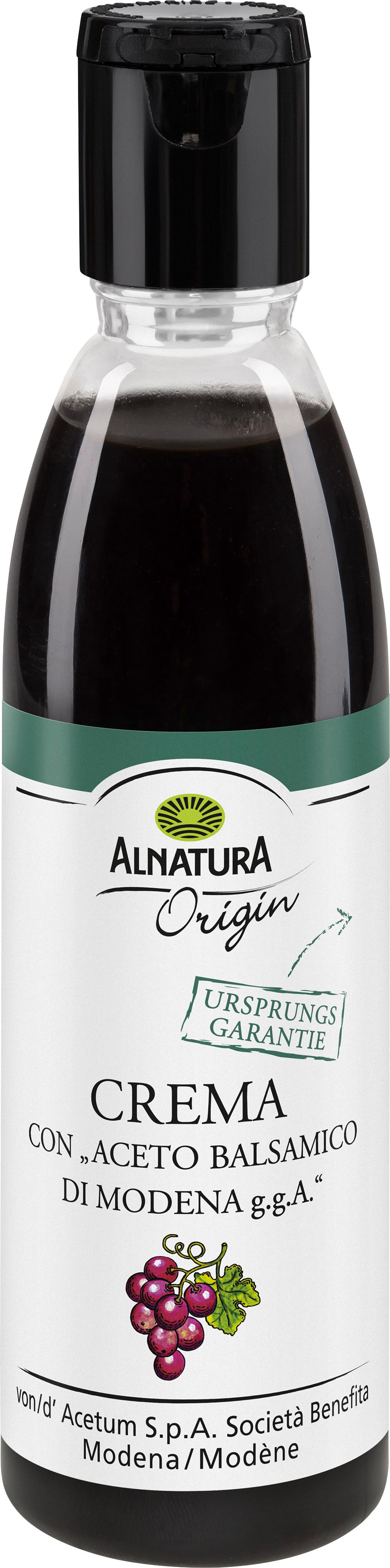 Alnatura Bio Origin Crema con"Aceto Balsamico di Modena G.G.A/IGP"Origin