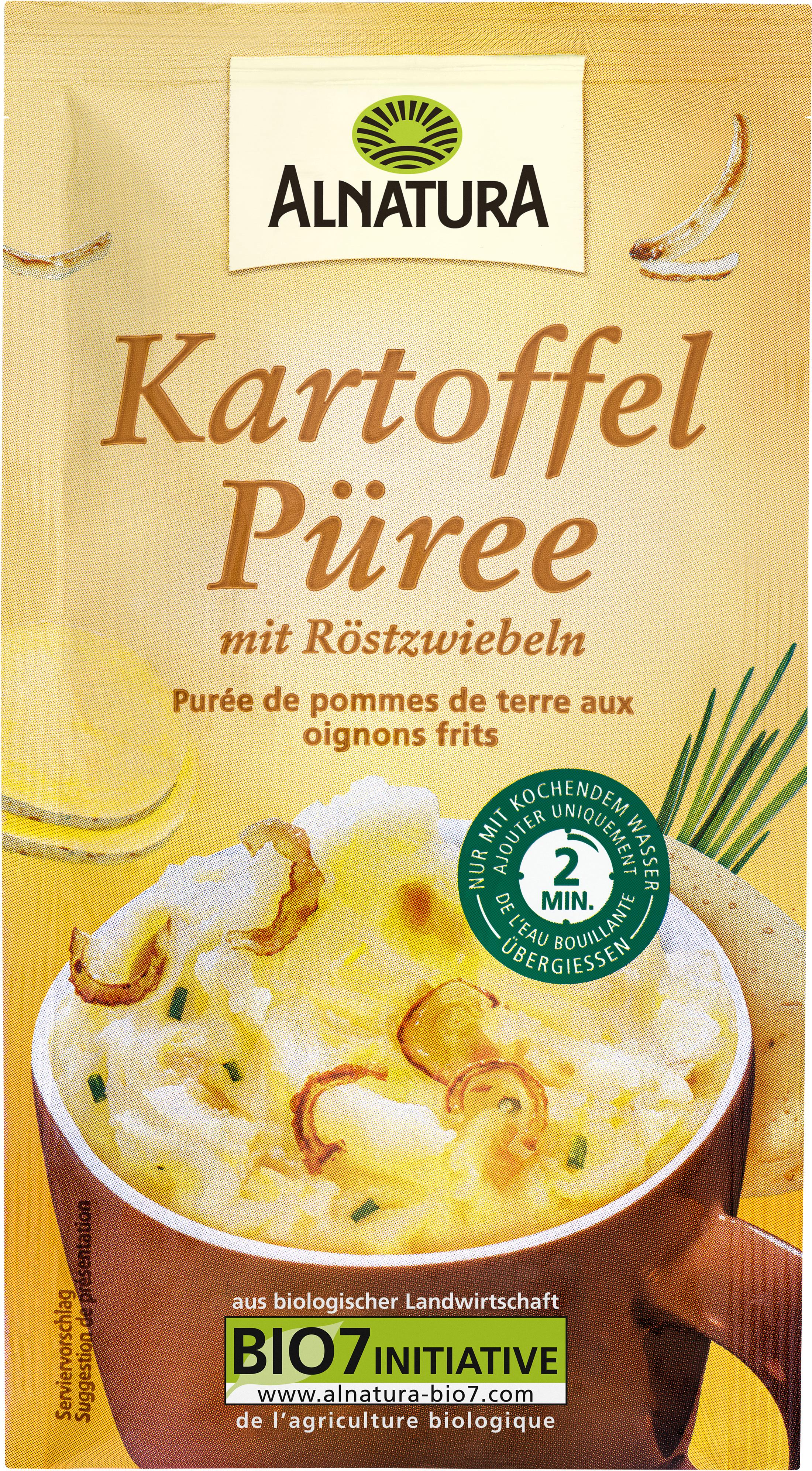 Alnatura Bio Kartoffel Püree mit Röstzwiebeln