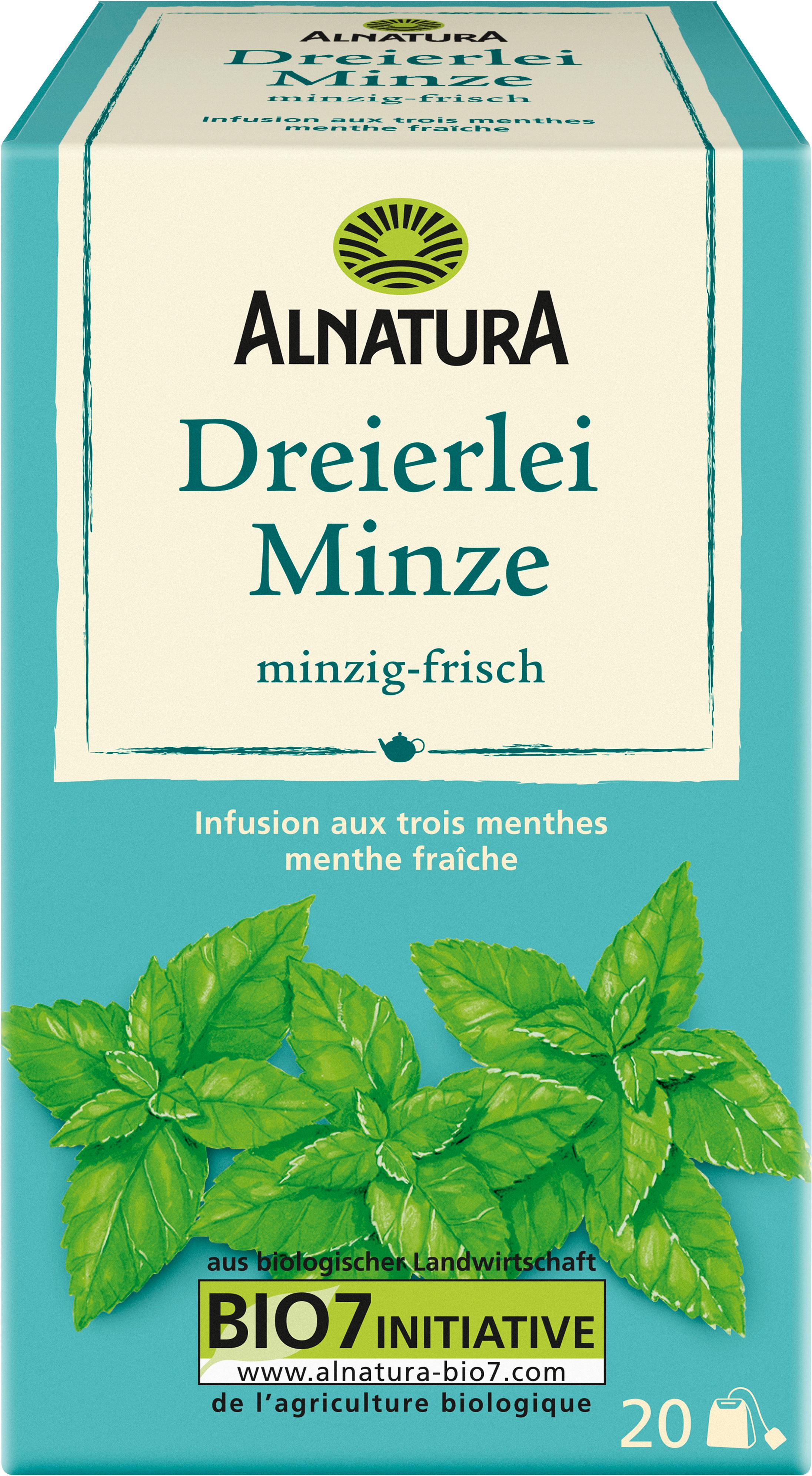 Alnatura Bio Minze Dreierlei Tee