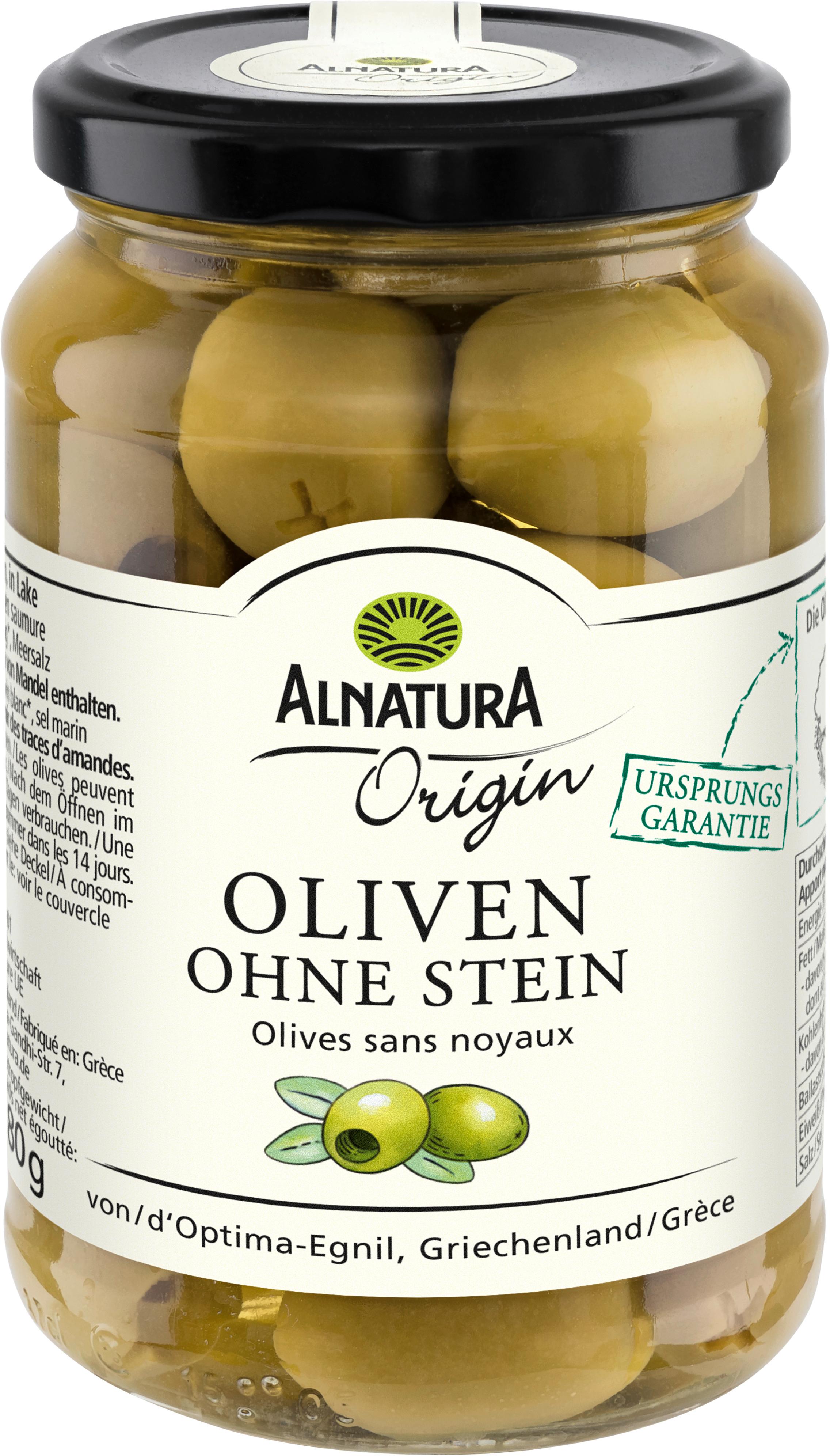 Alnatura Bio Origin Oliven ohne Stein