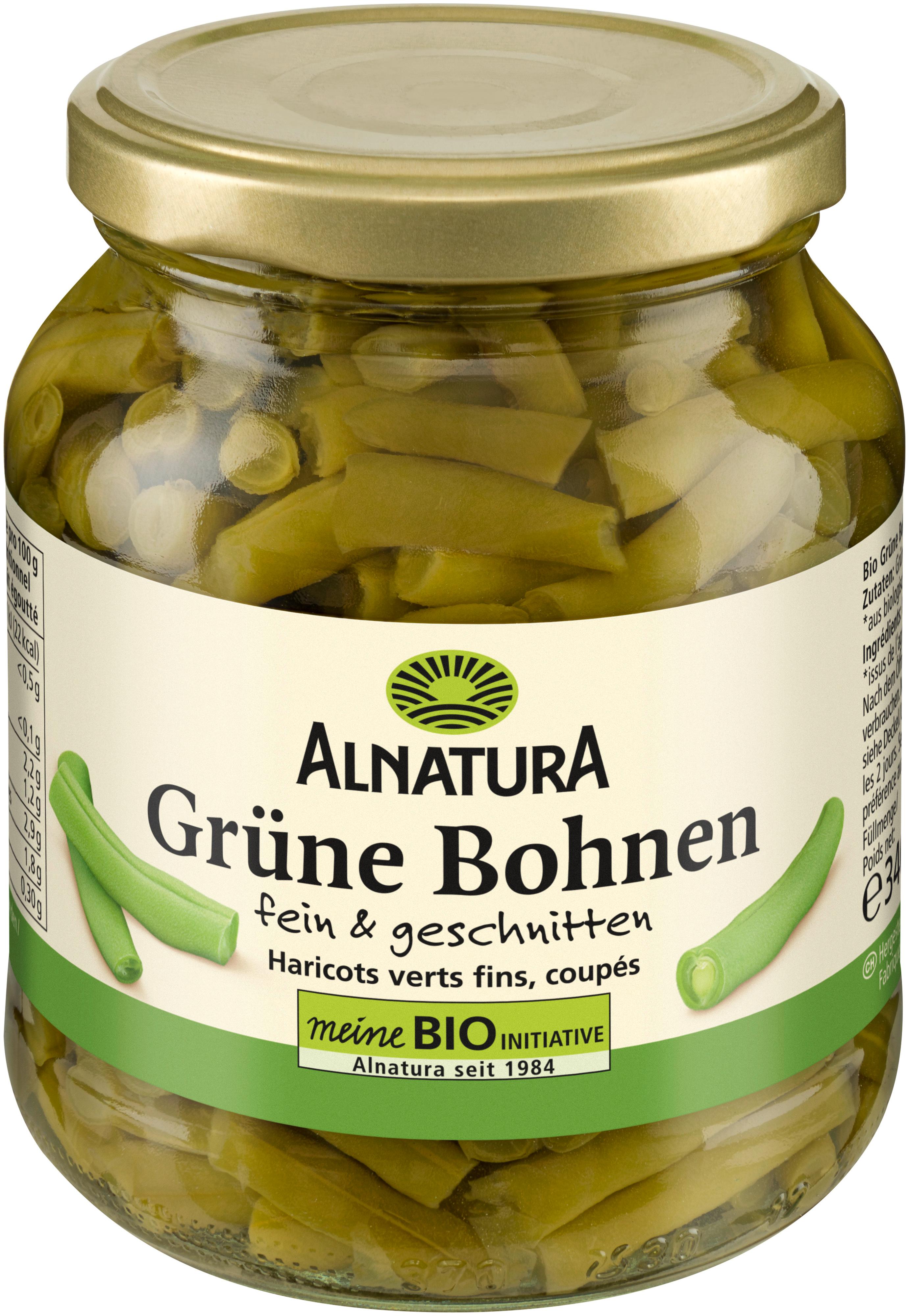 Alnatura Bio Grüne Bohnen fein, geschnitten