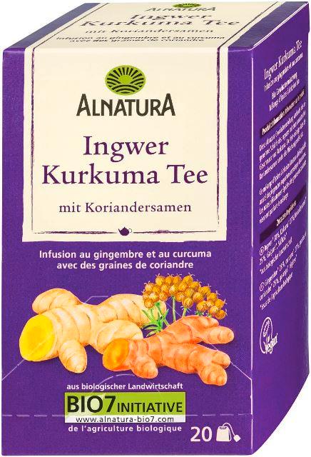 Alnatura Bio Ingwer-Kurkuma-Tee mit Koriandersamen