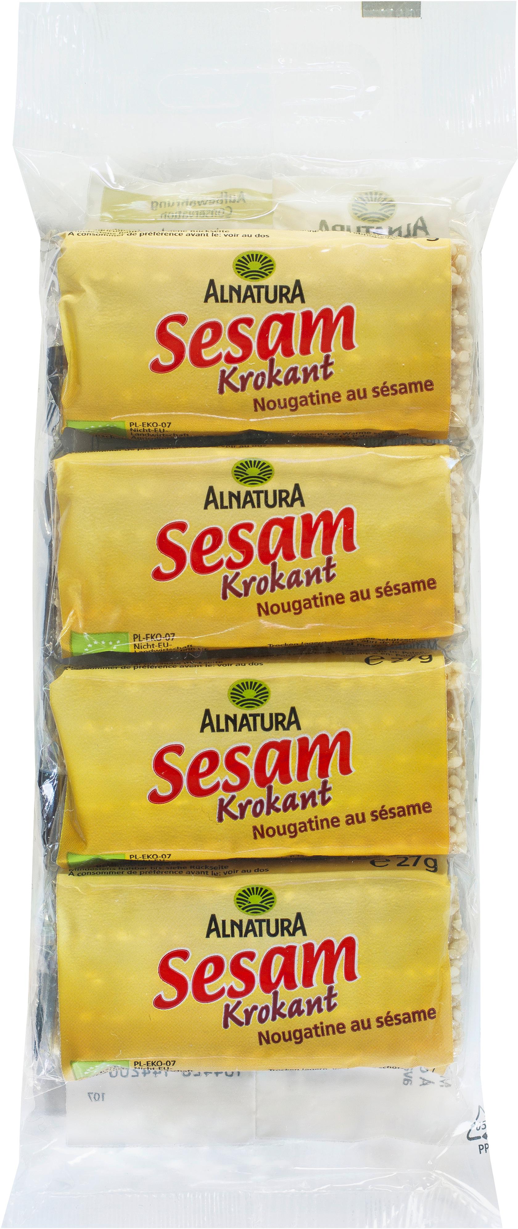 Alnatura Bio Sesam-Krokant-Riegel