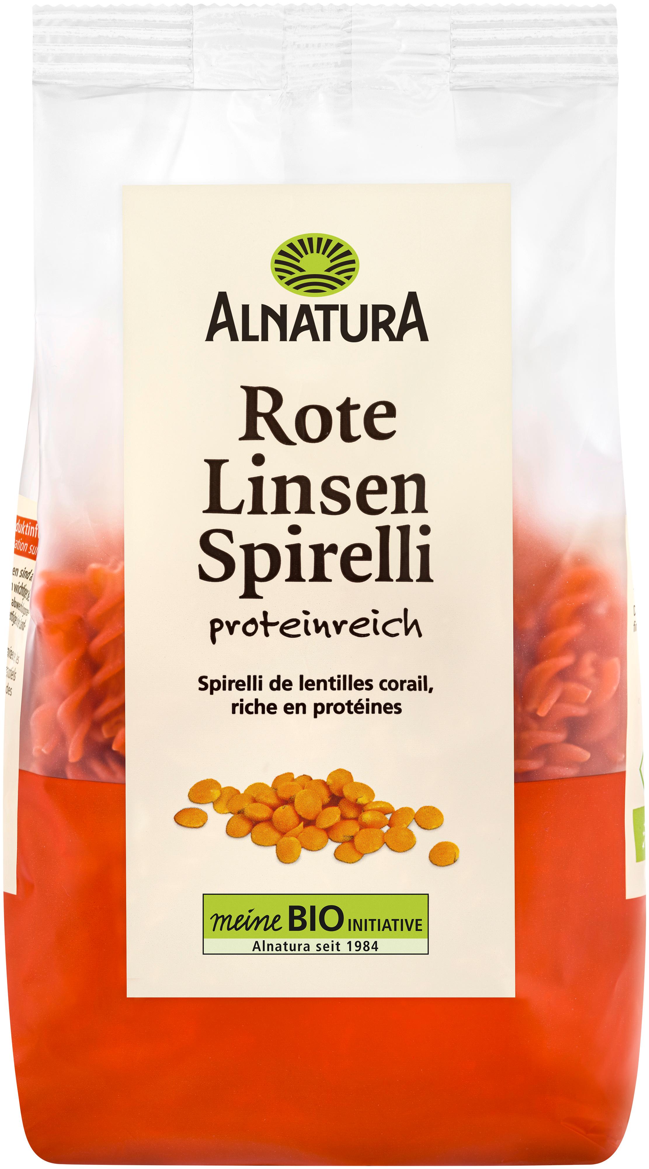 Alnatura Bio Rote Linsen Spirelli