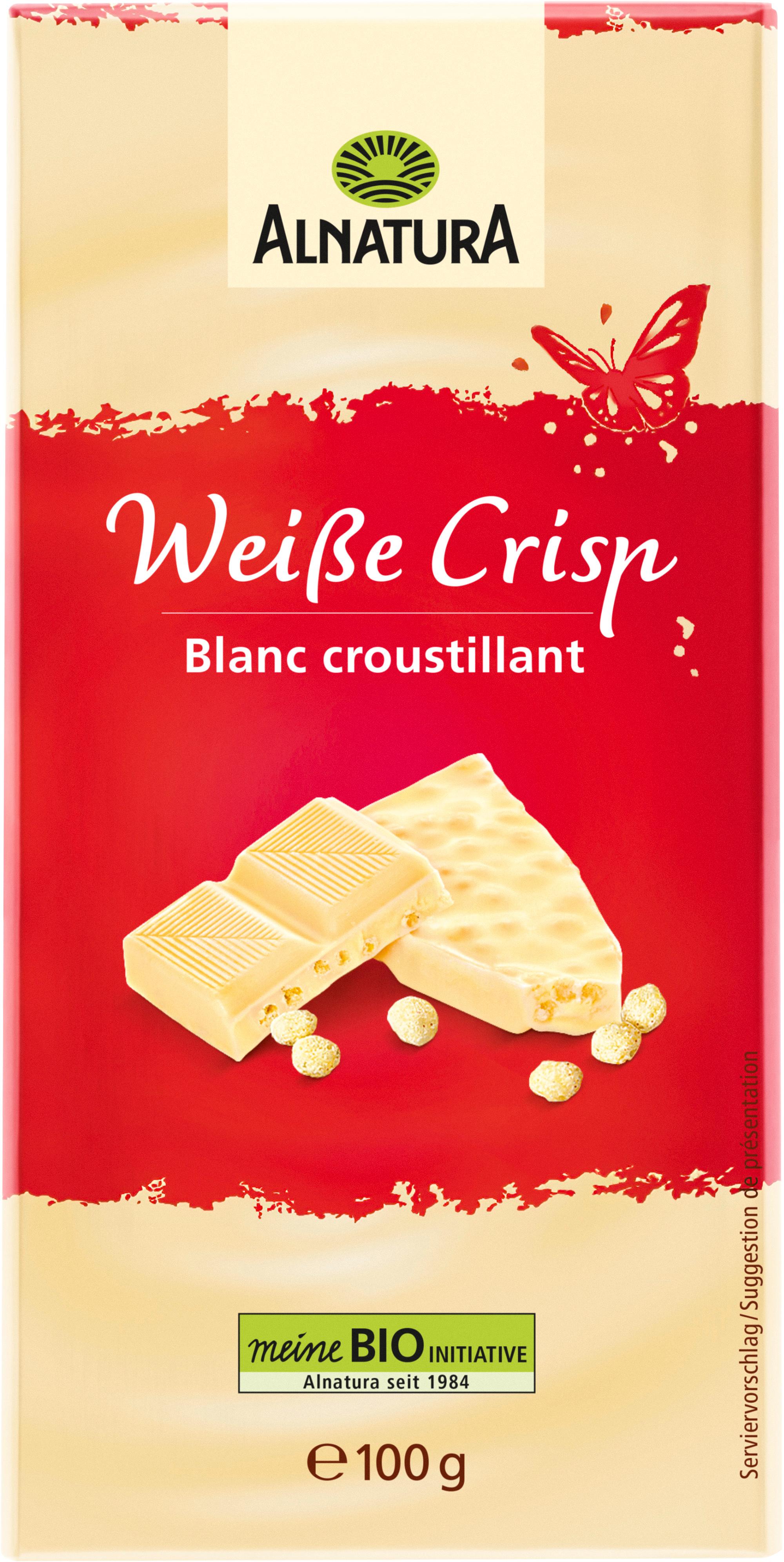 Alnatura Bio Weiße-Crisp-Schokolade