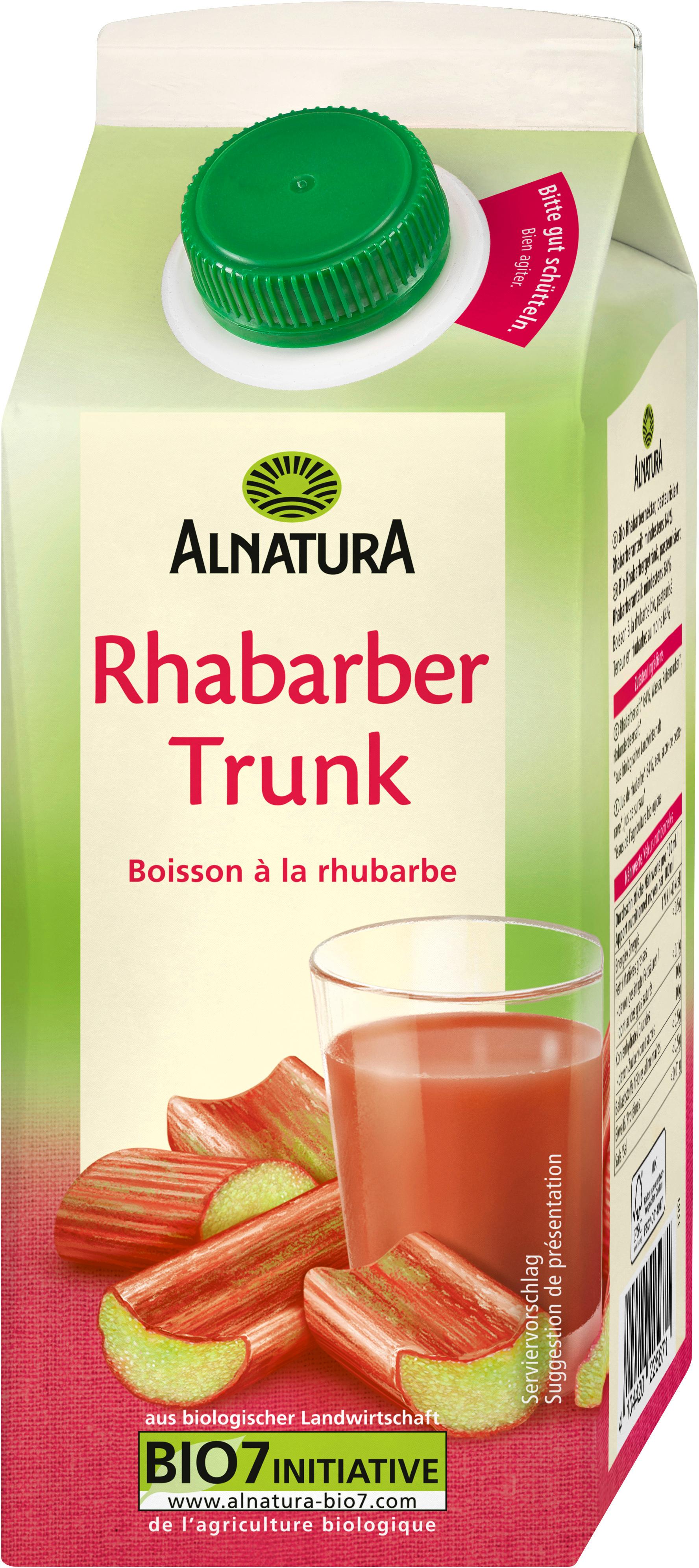 Alnatura Bio Rhabarbertrunk