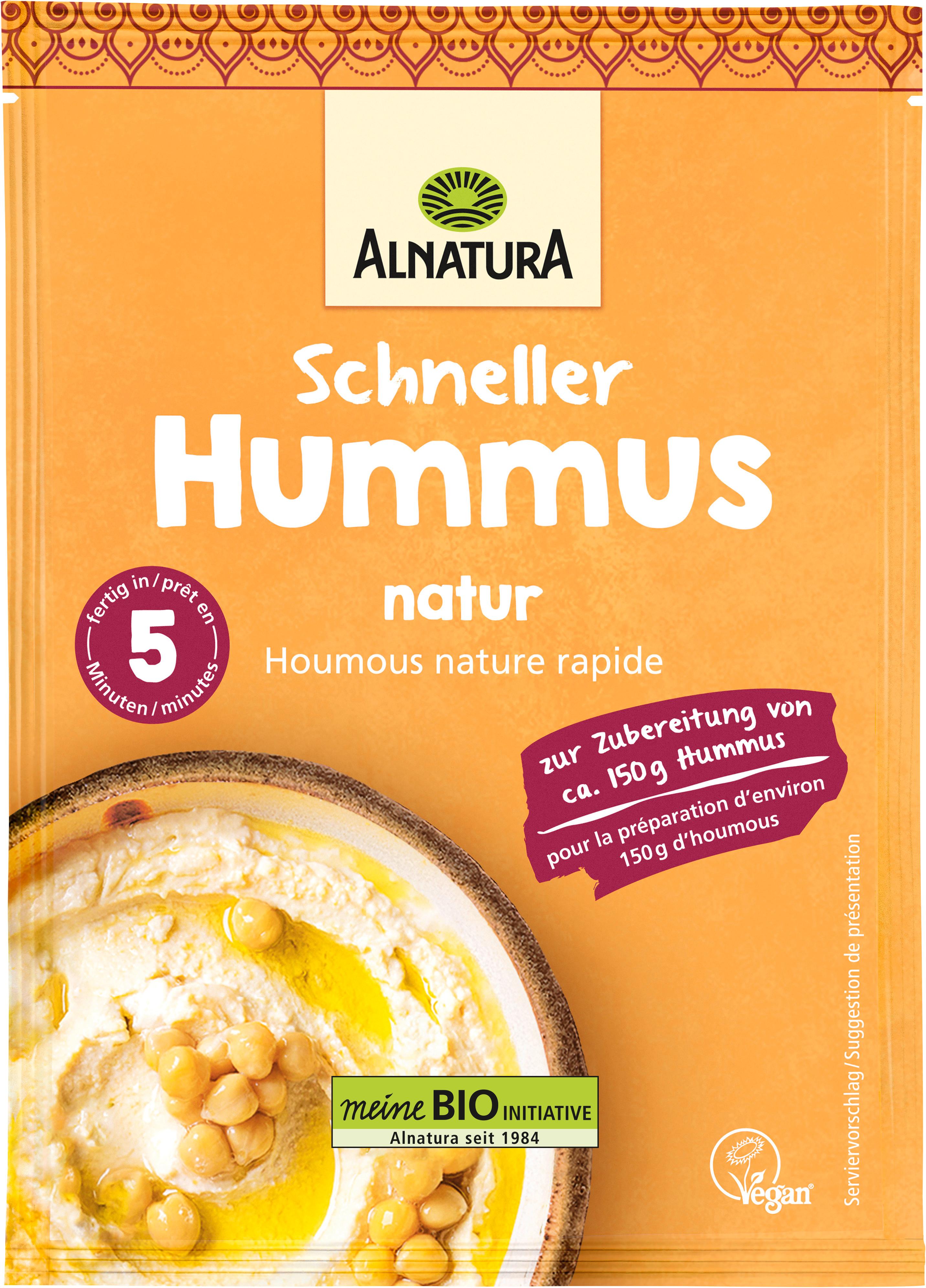 Alnatura Bio Schneller Hummus natur