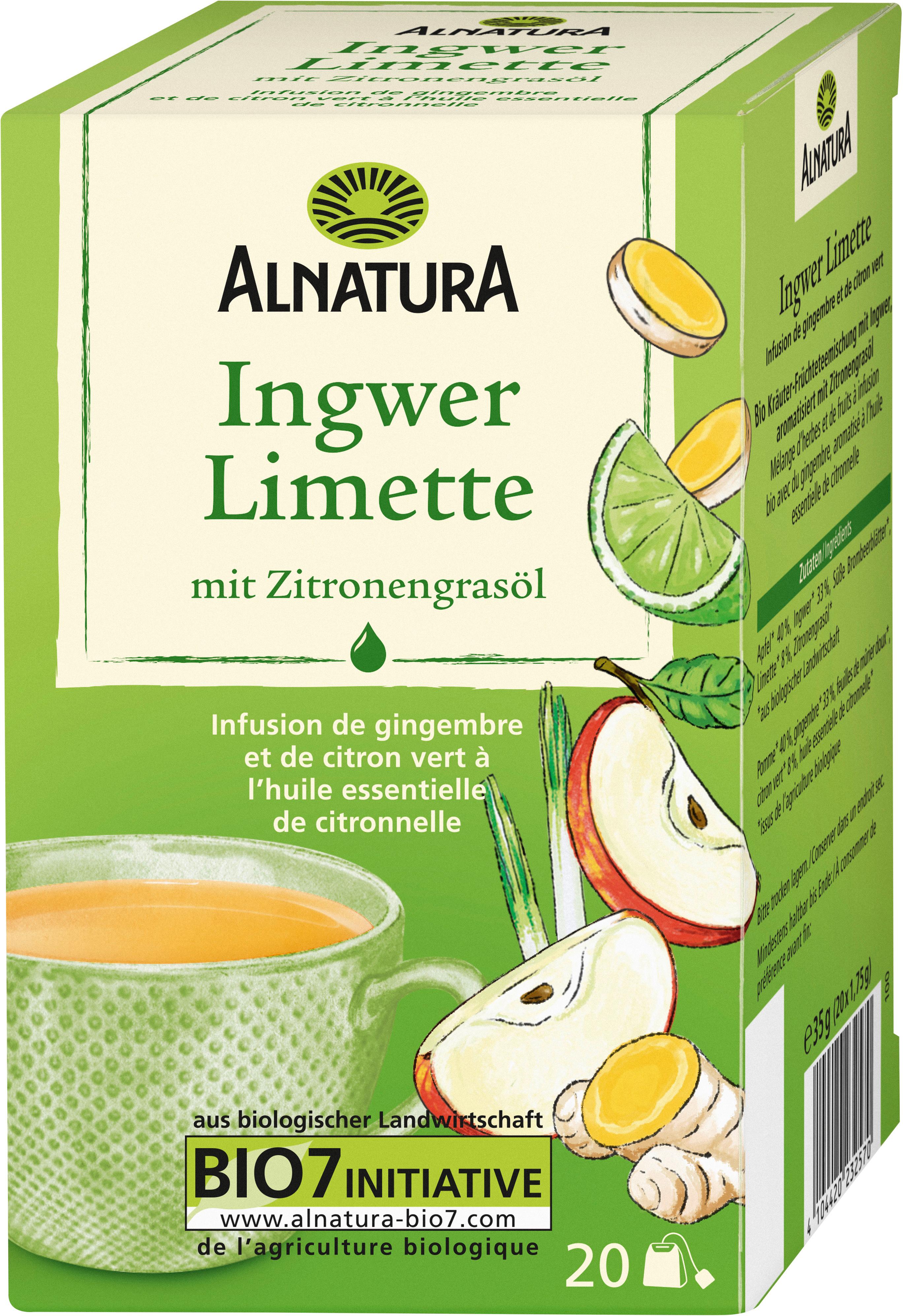 Alnatura Bio Ingwer Limette Tee