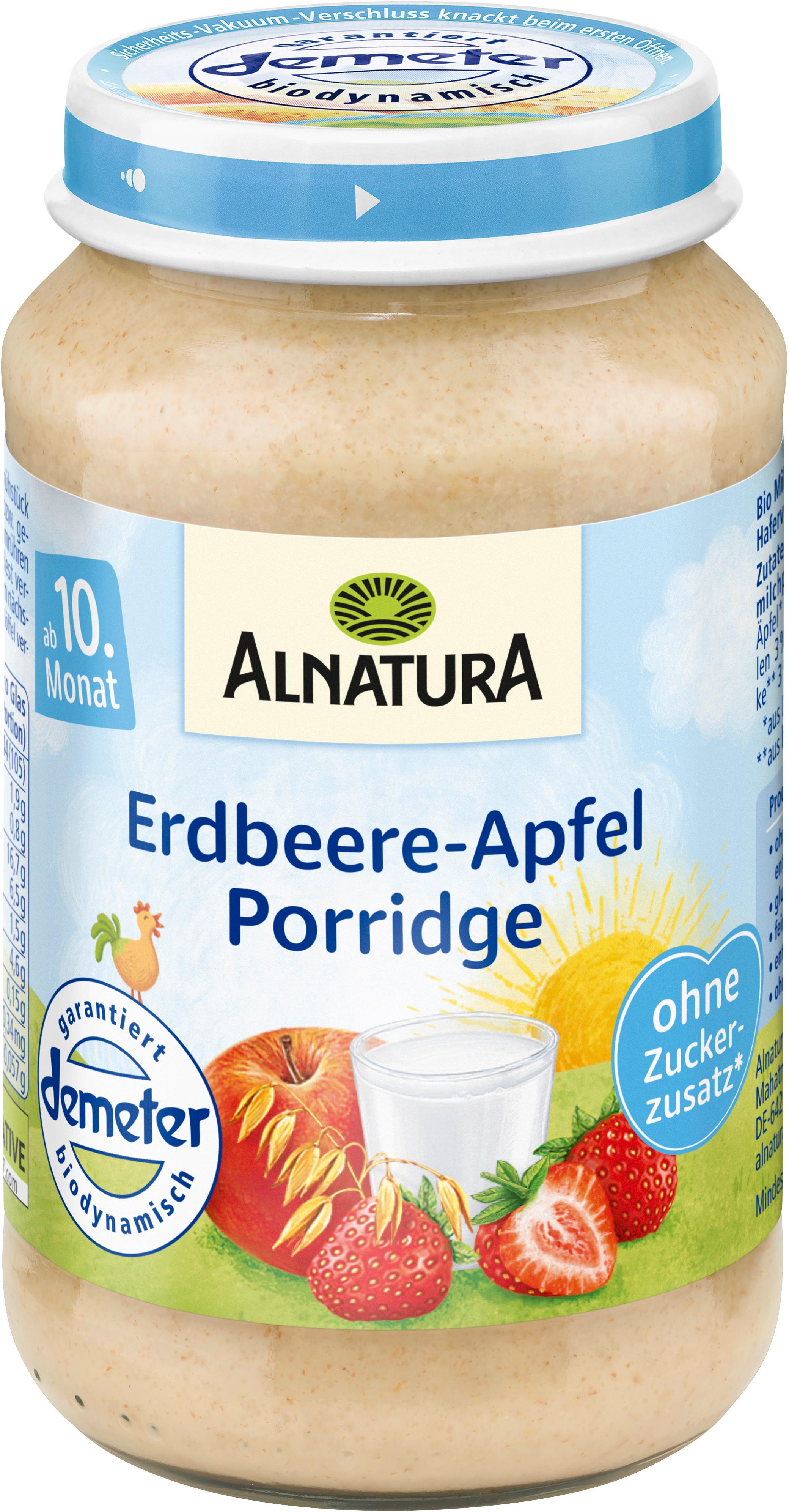 Alnatura Bio Erdbeere-Apfel Porridge (Baby)