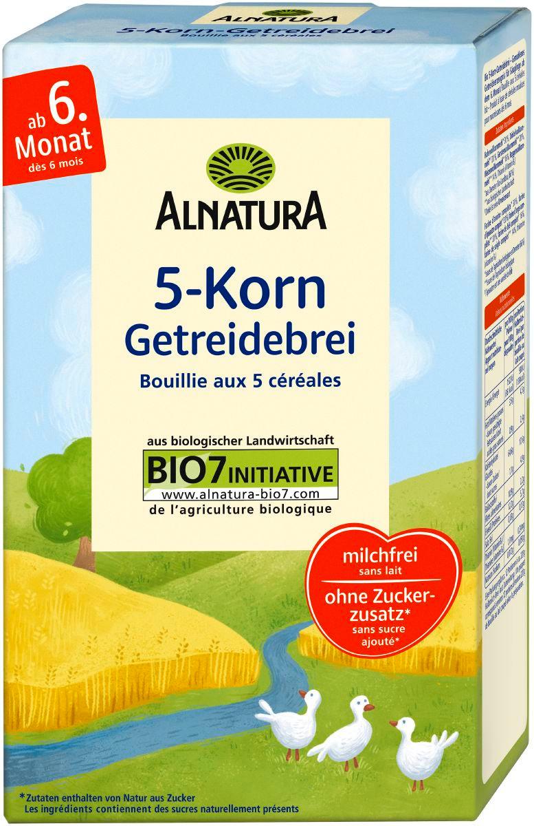 Alnatura Bio Beikost 5-Korn Getreidebrei