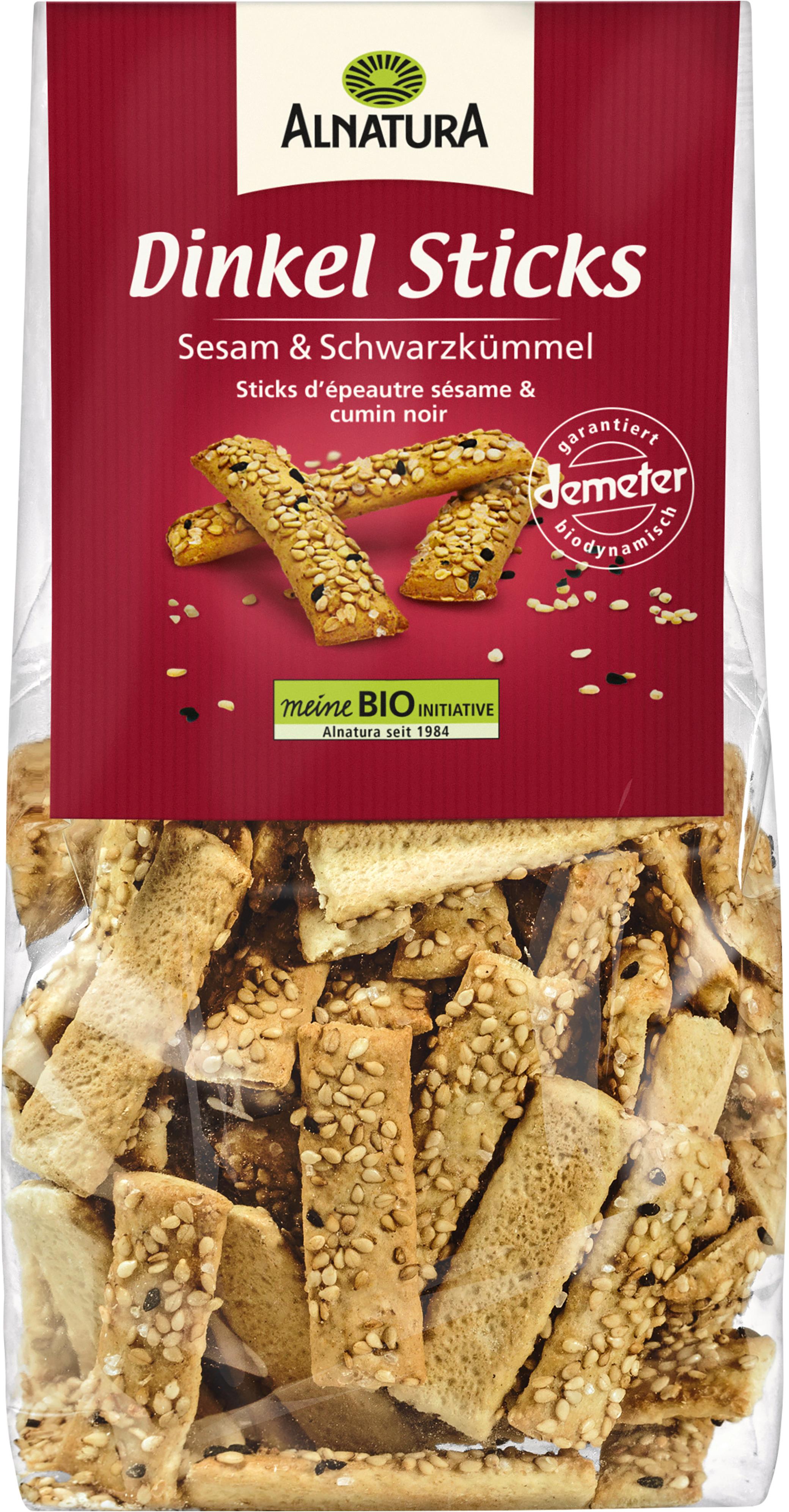 Alnatura Bio Dinkel Sticks Sesam&Schwarzkümmel